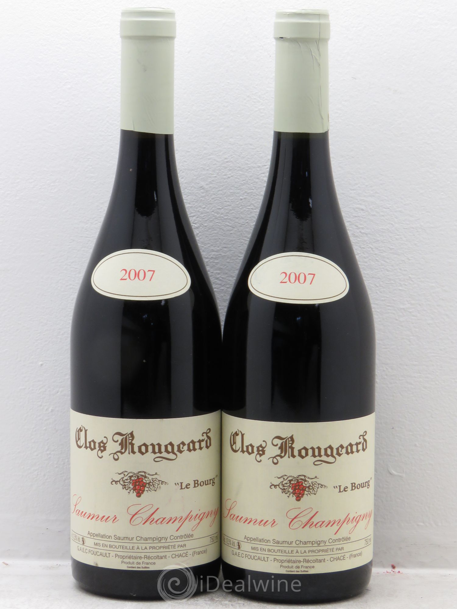 Saumur-Champigny Le Bourg Clos Rougeard 2007 - Lot de 2 bouteilles - 0