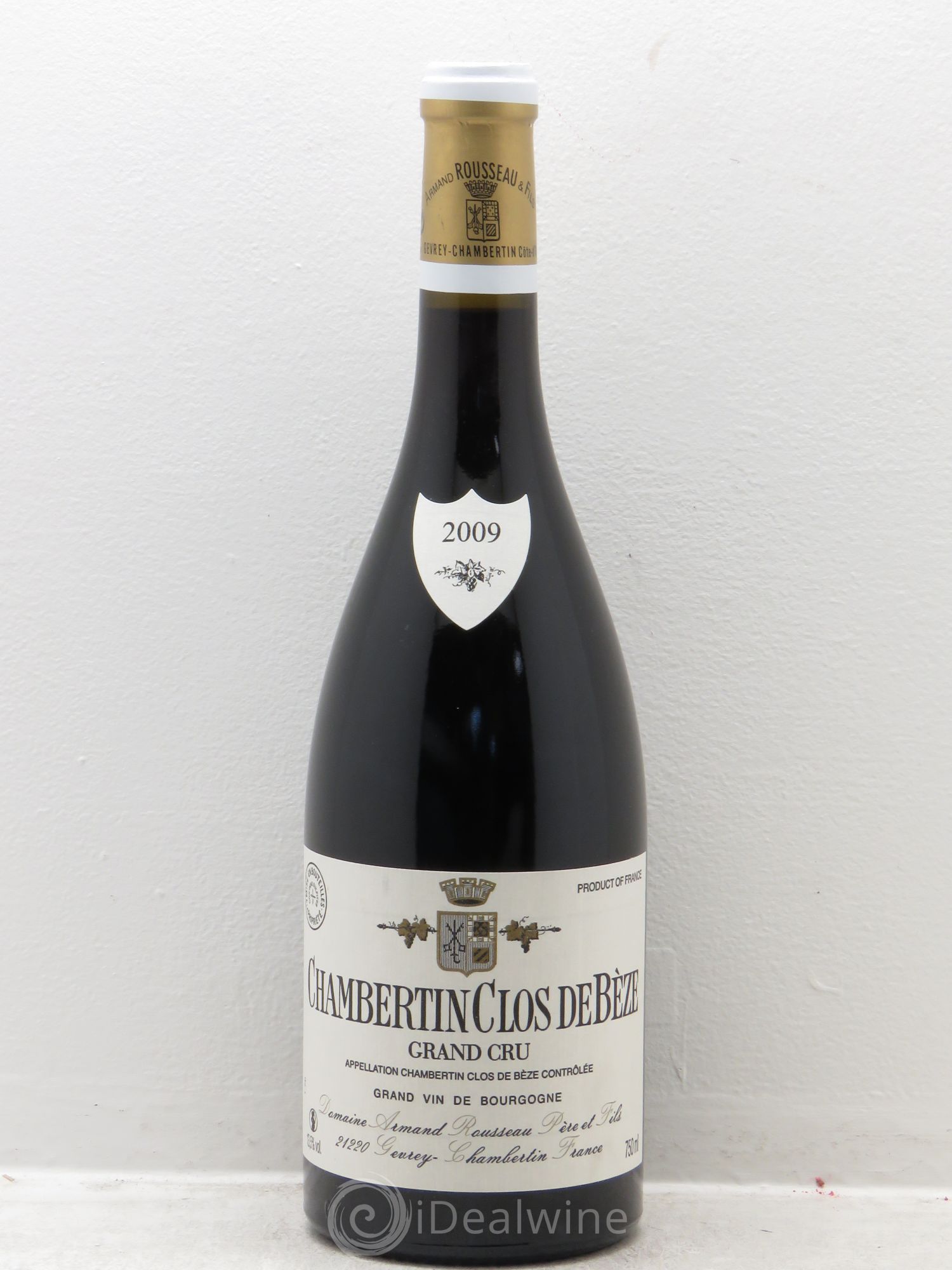 Chambertin Clos de Bèze Grand Cru Armand Rousseau (Domaine) 2009 - Lot de 1 bouteille - 0