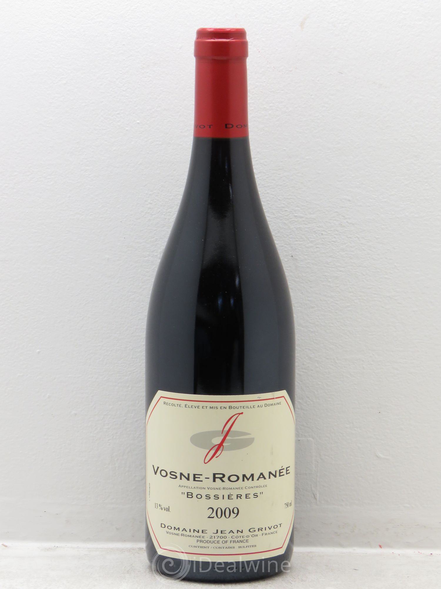 Vosne-Romanée Bossières Jean Grivot 2009 - Lot de 1 bouteille - 0