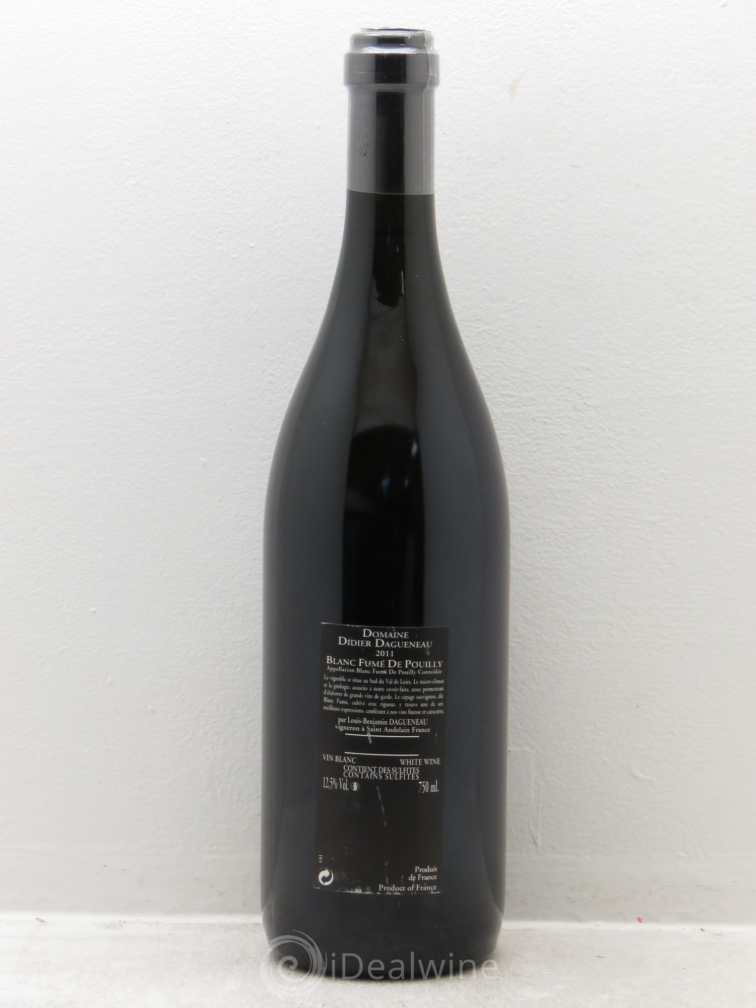 Vin de France (anciennement Pouilly-Fumé) Silex Dagueneau (Domaine Didier - Louis-Benjamin) 2011 - Lot de 1 bouteille - 1
