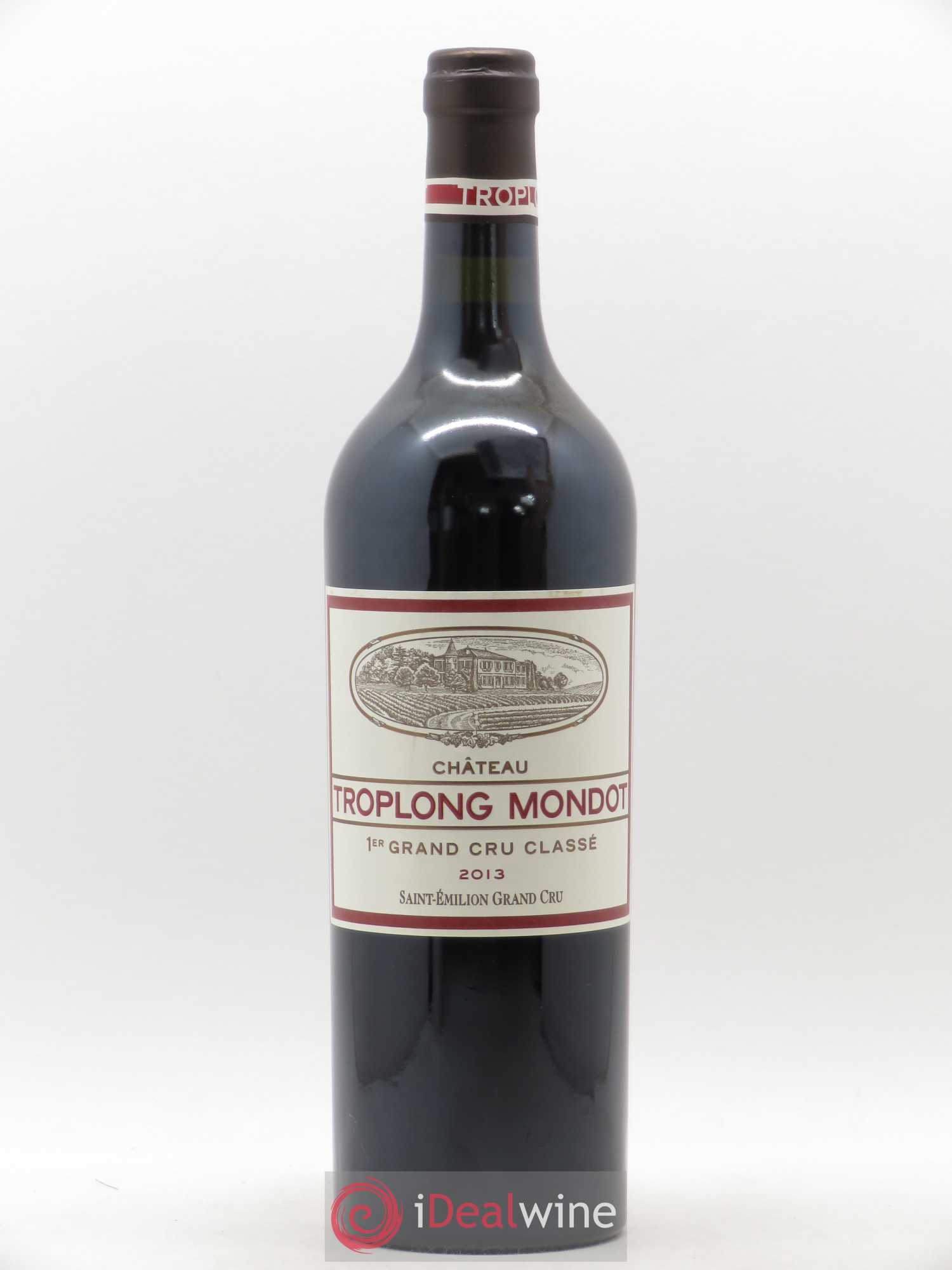 Château Troplong Mondot 1er Grand Cru Classé B 2013 - Lot de 1 bouteille - 0