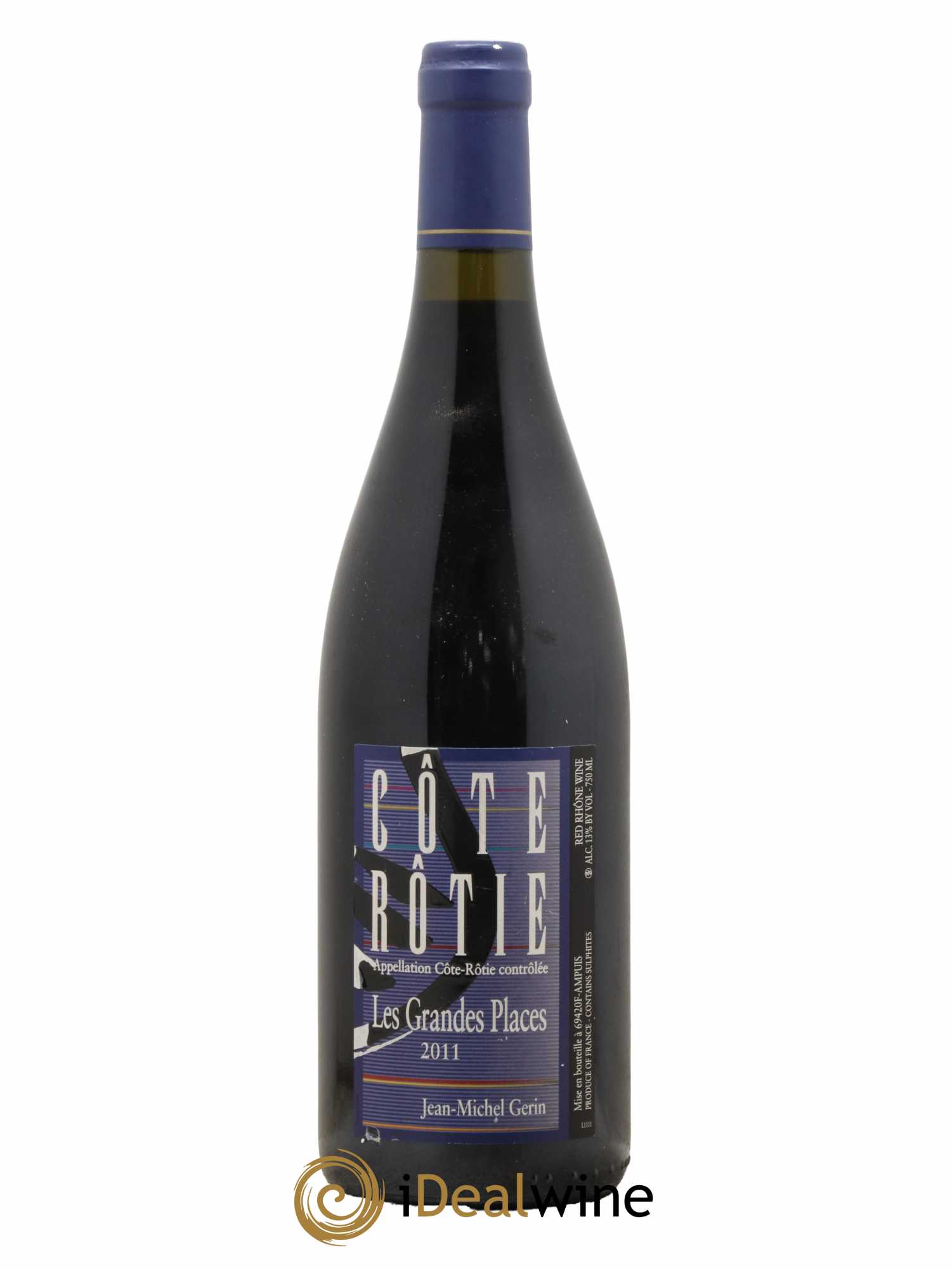 Côte-Rôtie Les Grandes Places Jean-Michel Gerin 2011 - Lot de 1 bouteille - 0