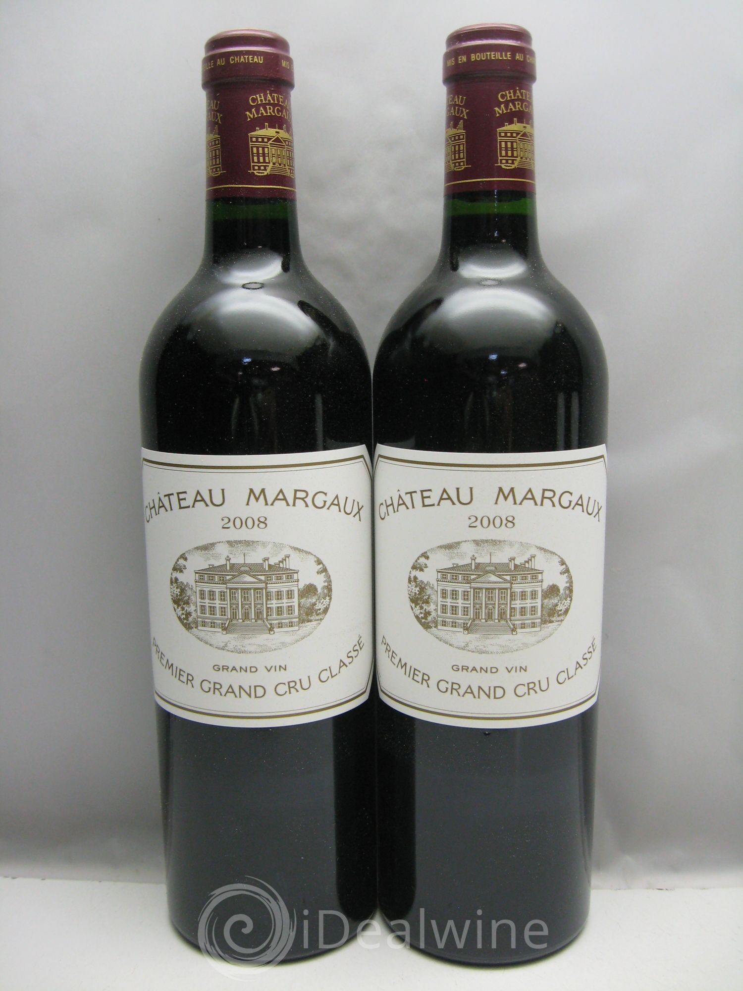 Château Margaux 1er Grand Cru Classé 2008 - Lot de 6 bouteilles - 1