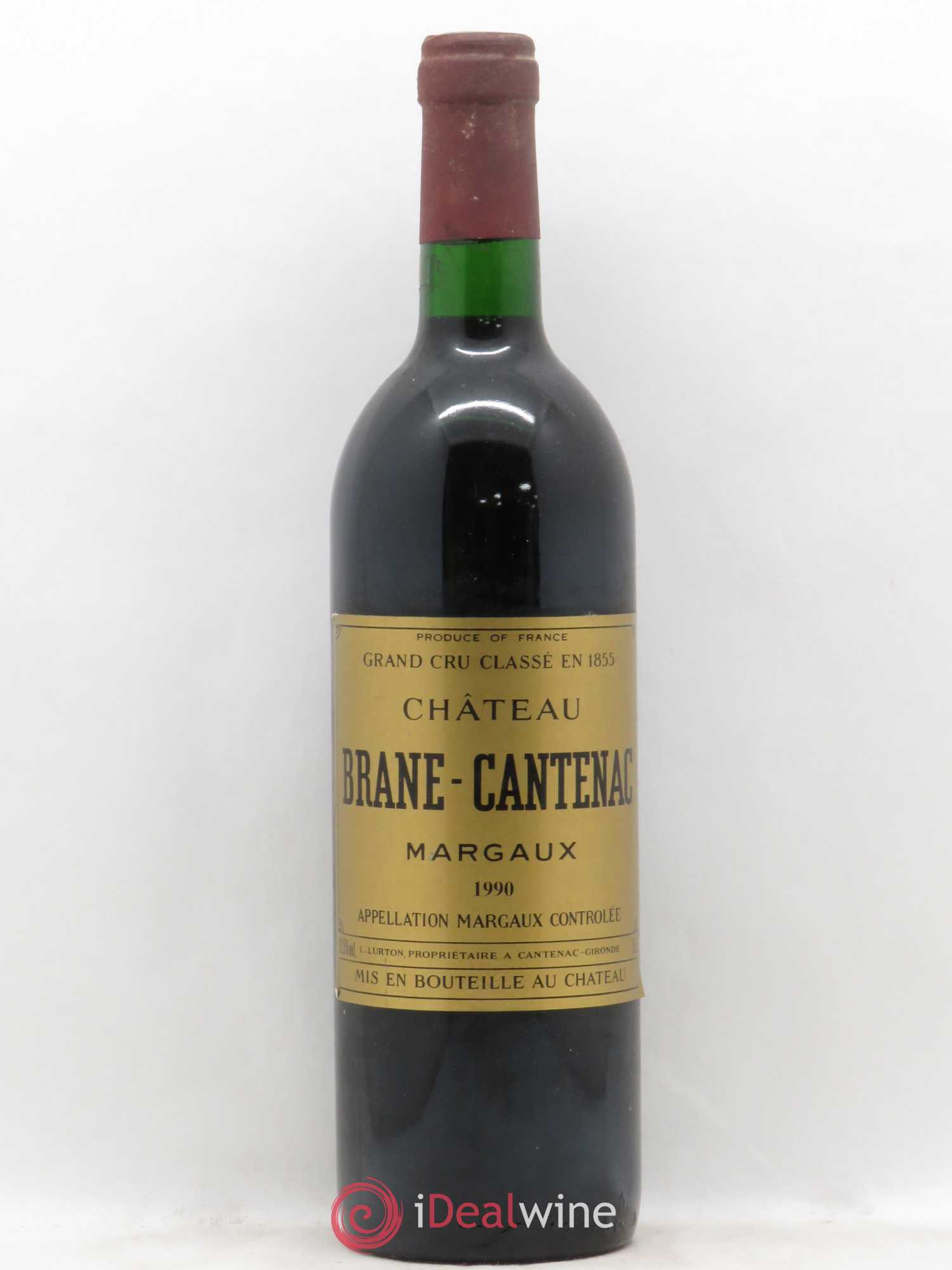 Château Brane Cantenac 2ème Grand Cru Classé 1990 - Lot de 1 bouteille - 0