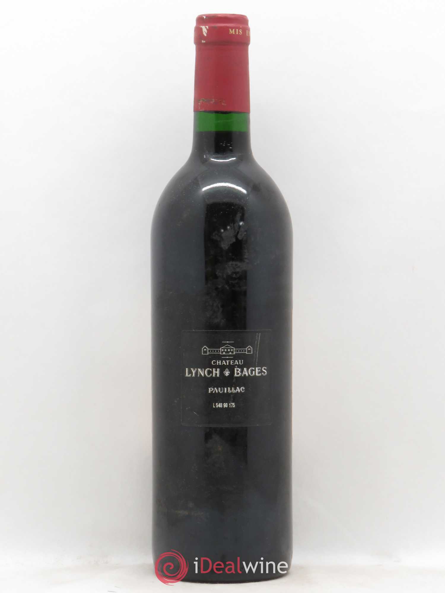 Château Lynch Bages 5ème Grand Cru Classé 1990 - Lot de 1 bouteille - 1
