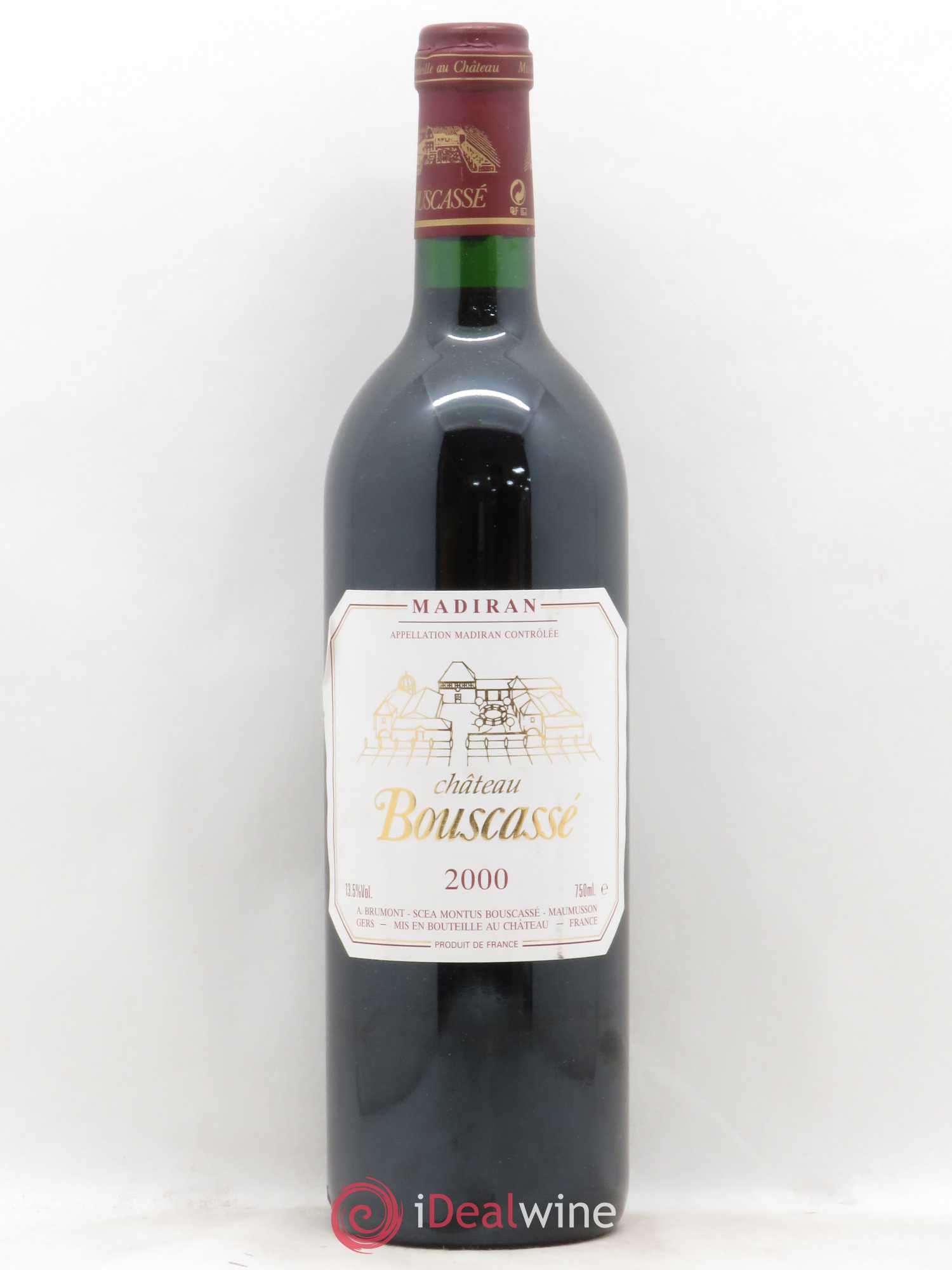 Madiran Château Bouscassé Alain Brumont (sans prix de réserve) 2000 - Lot de 1 bouteille - 0