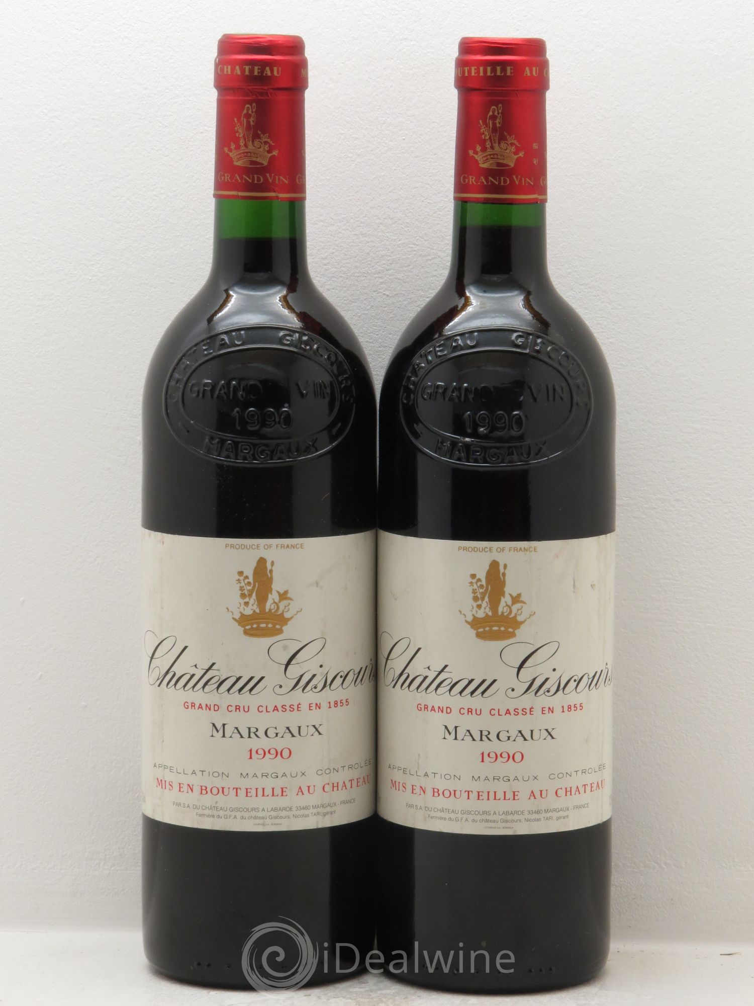 Château Giscours 3ème Grand Cru Classé 1990 - Lot de 2 bouteilles - 0