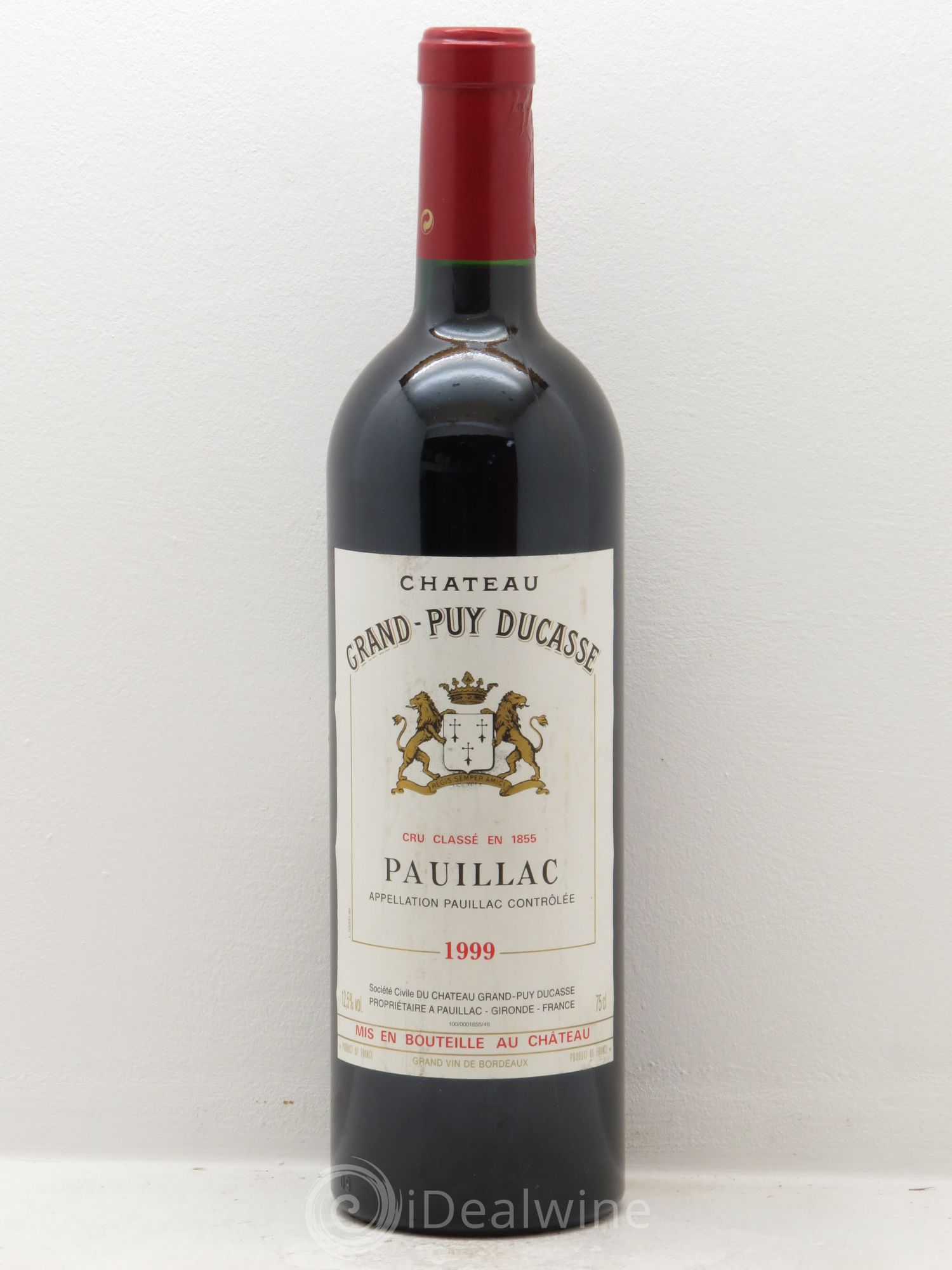 Château Grand Puy Ducasse 5ème Grand Cru Classé 1999 - Lot de 1 bouteille - 0