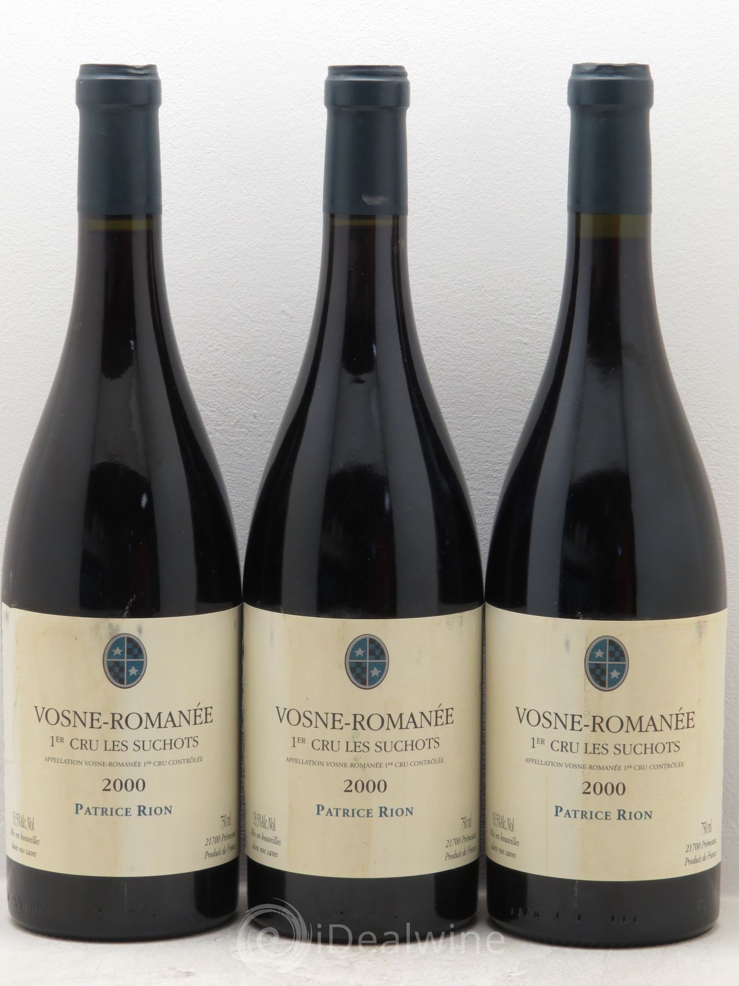 Vosne-Romanée 1er Cru 2000 - Lot de 3 bouteilles - 0