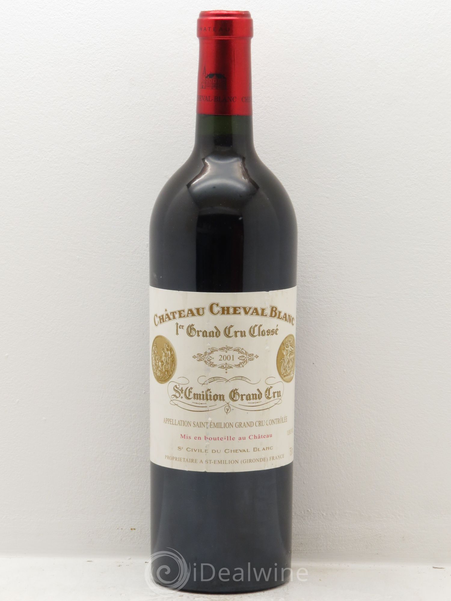 Château Cheval Blanc 1er Grand Cru Classé A 2001 - Lot de 1 bouteille - 0