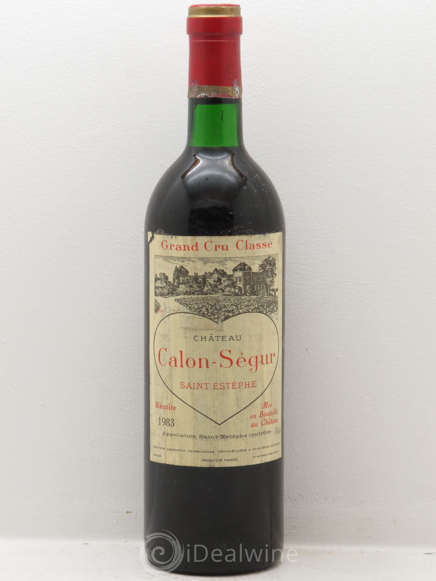 Château Calon Ségur 3ème Grand Cru Classé 1983 - Lot de 1 bouteille - 0