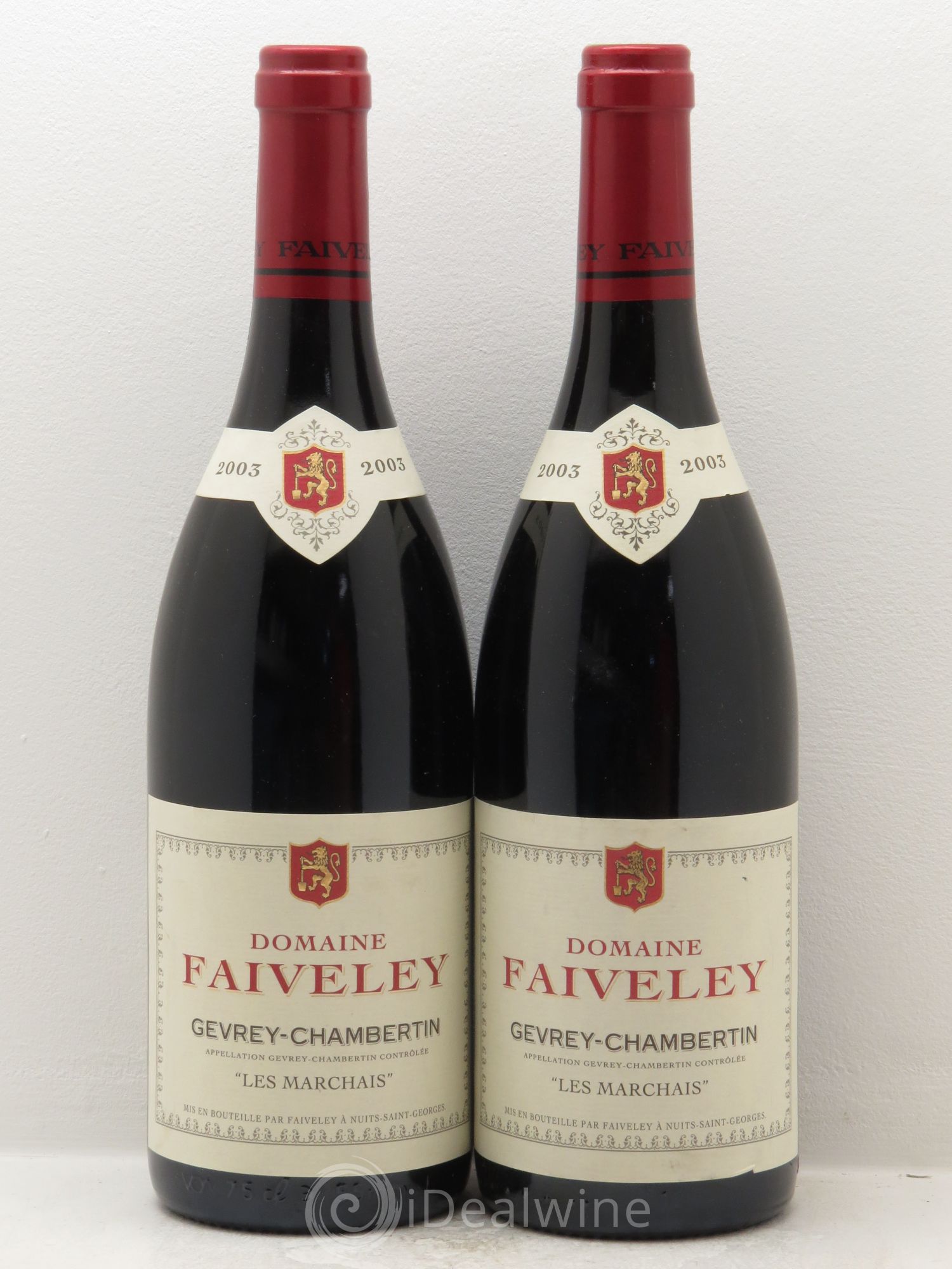 Gevrey-Chambertin Les Marchais 2003 - Posten von 2 Flaschen - 0