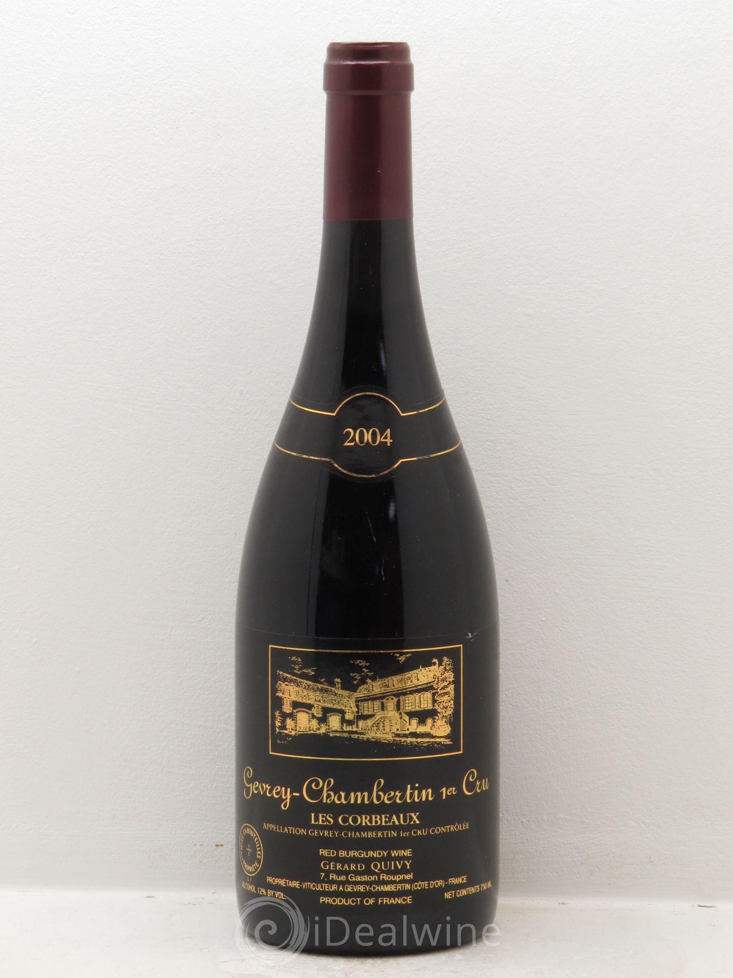 Gevrey-Chambertin 1er Cru G.Quiny 2004 - Lot de 1 bouteille - 0