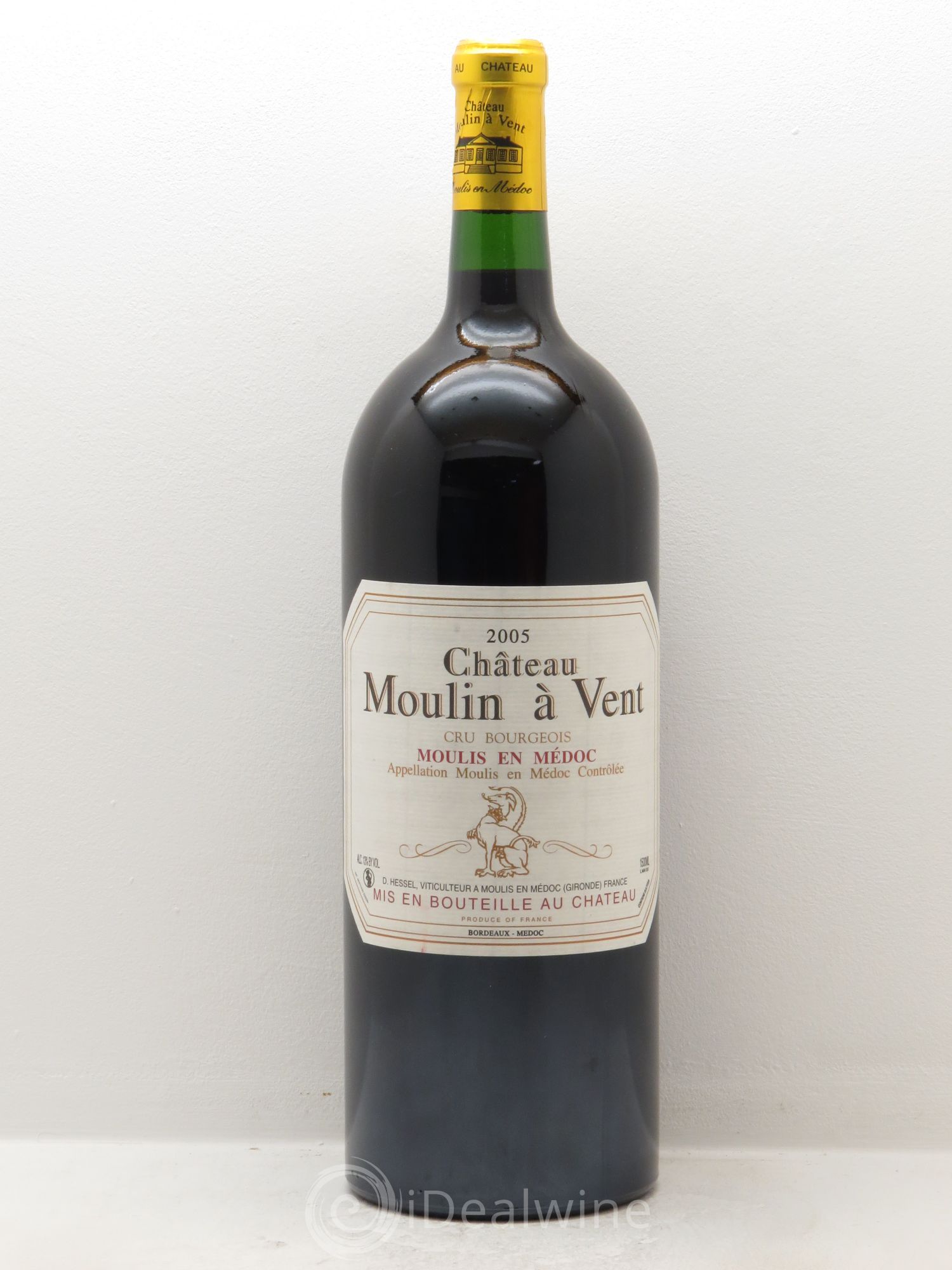 Château Moulin à Vent Cru Bourgeois 2005 - Lot de 1 magnum - 0