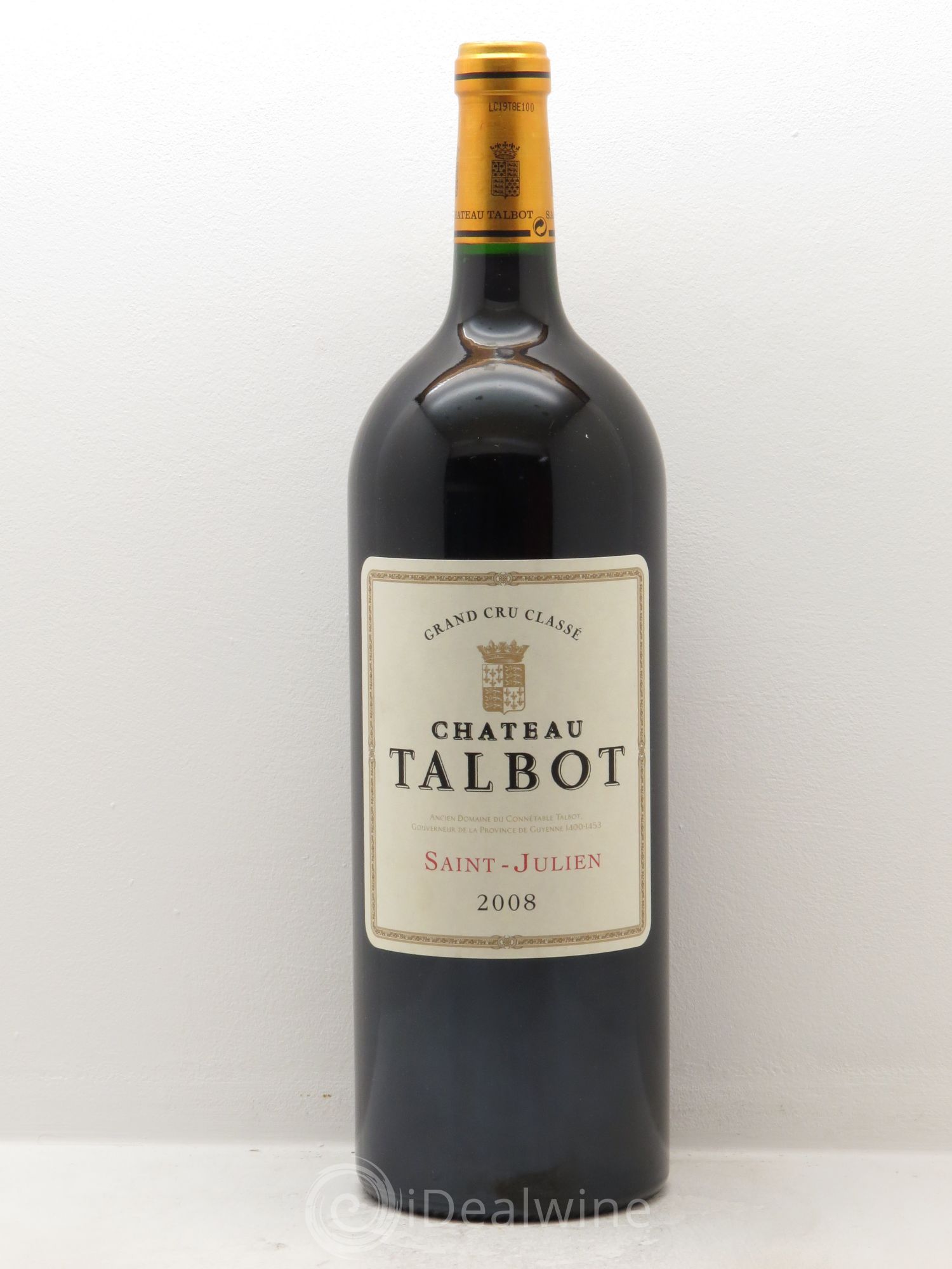 Château Talbot 4ème Grand Cru Classé 2008 - Lot de 1 magnum - 0