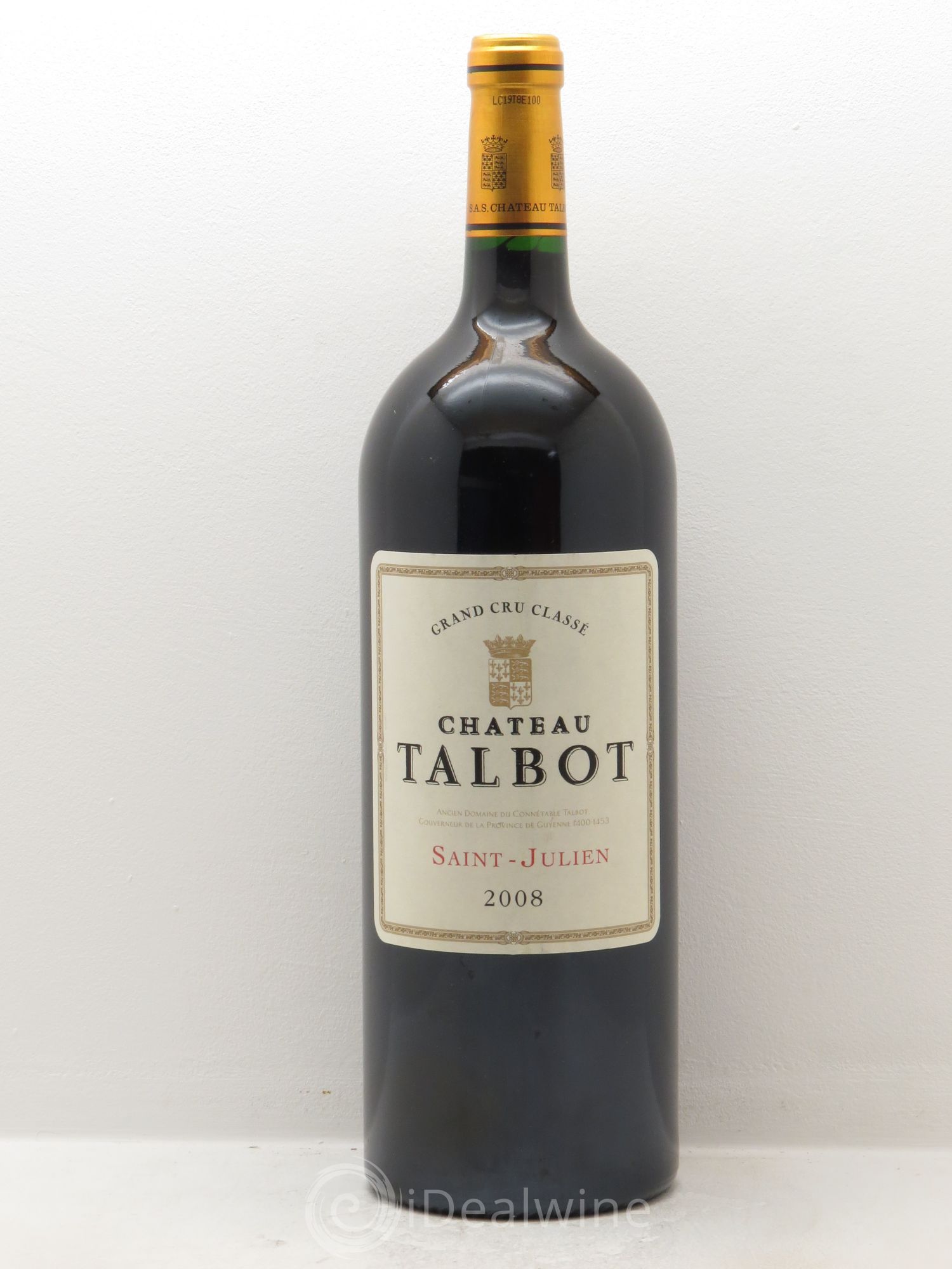 Château Talbot 4ème Grand Cru Classé 2008 - Lot de 1 magnum - 0