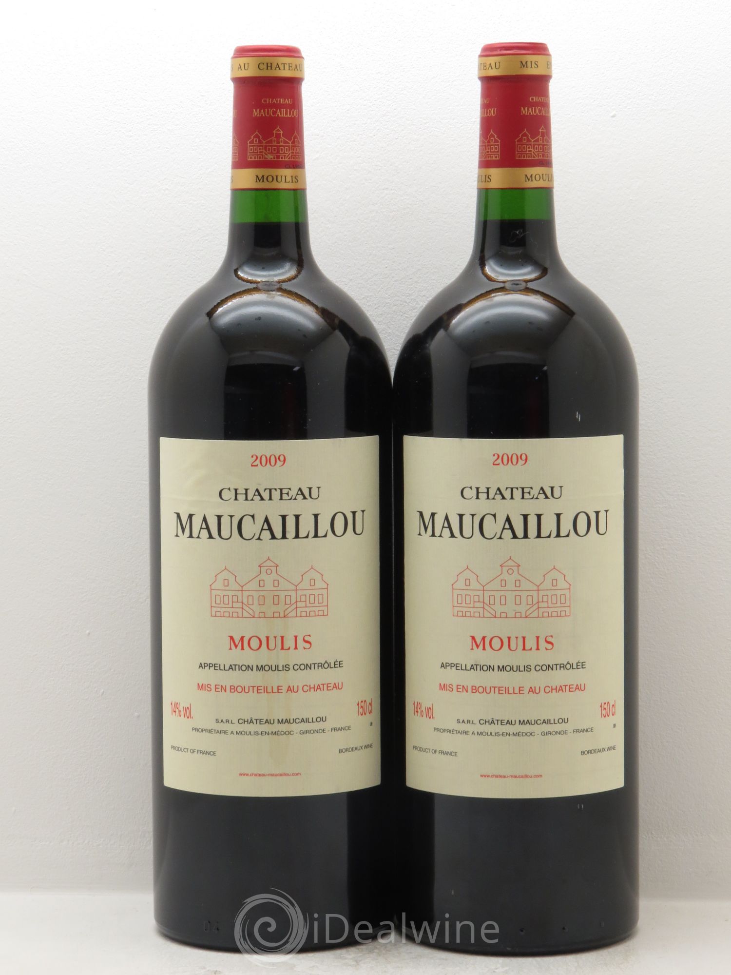 Château Maucaillou 2009 - Lot de 2 magnums - 0