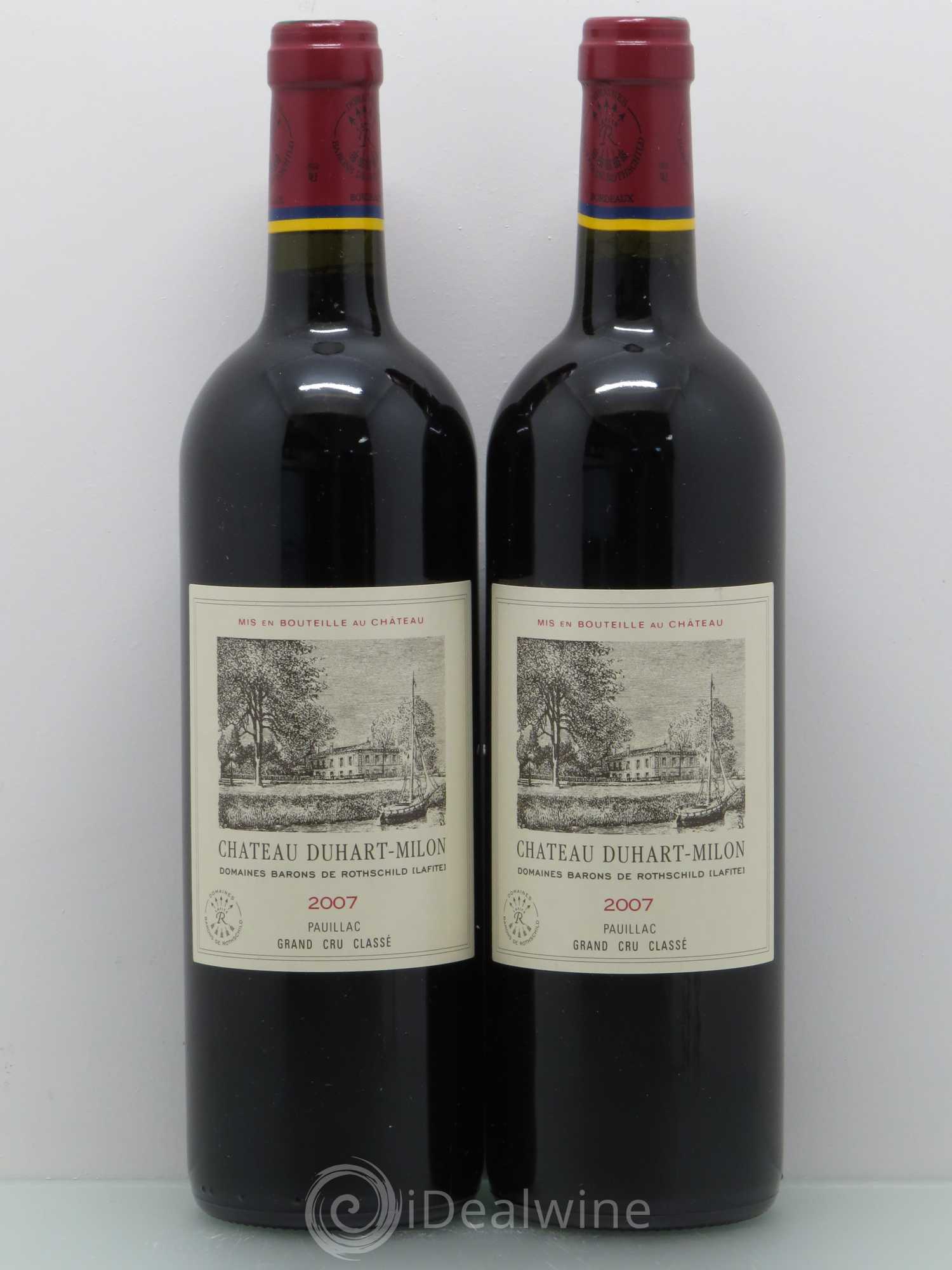 Château Duhart-Milon 4ème Grand Cru Classé 2007 - Lot de 2 bouteilles - 0