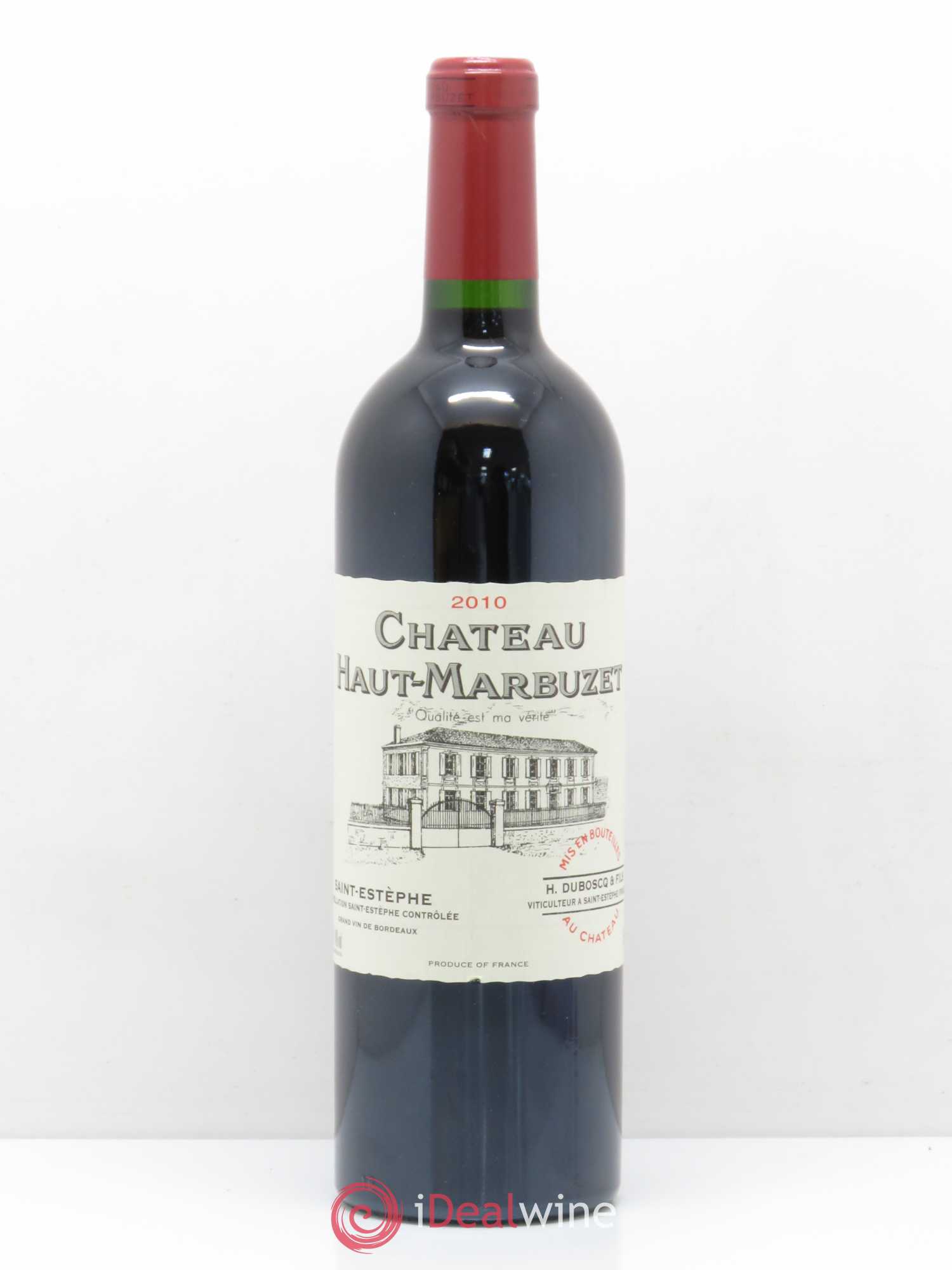 Château Haut Marbuzet 2010 - Lot de 1 bouteille - 0