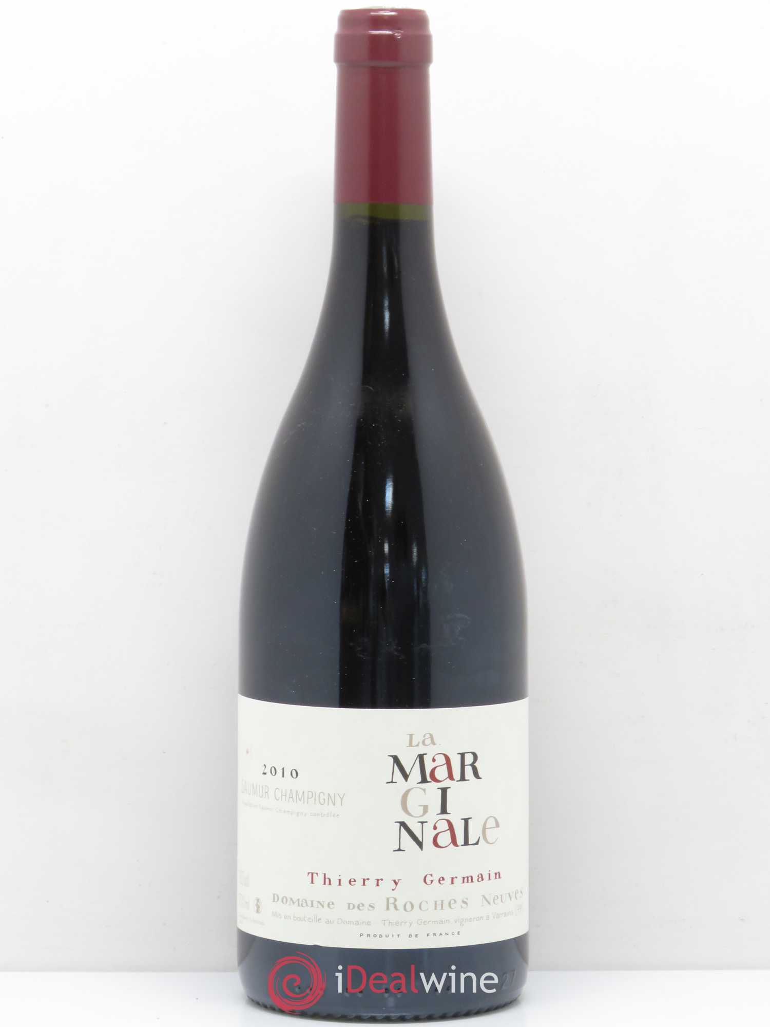 Saumur-Champigny La Marginale Domaine des Roches Neuves - Thierry Germain 2010 - Lot de 1 bouteille - 0