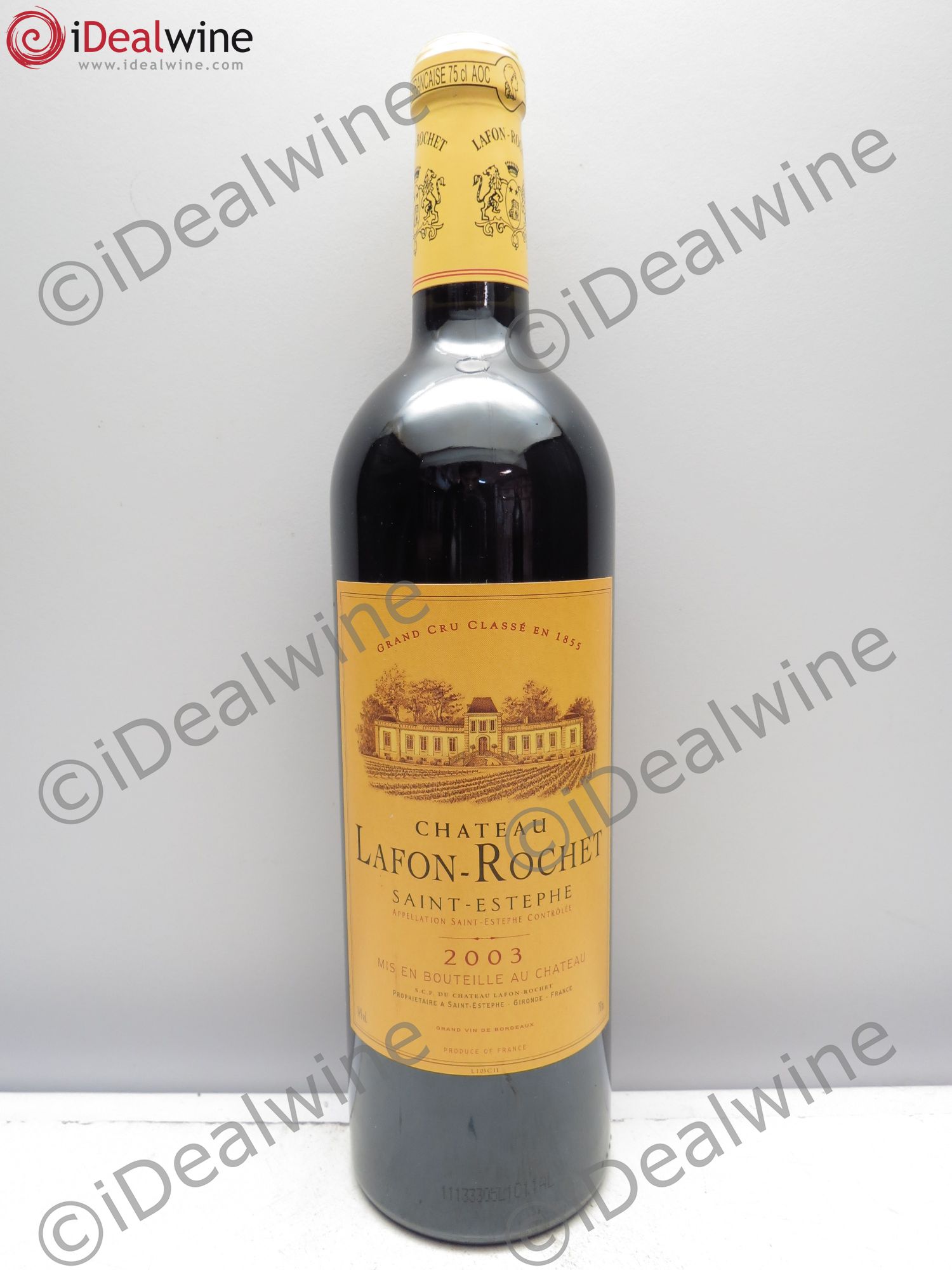 Château Lafon Rochet 4ème Grand Cru Classé 2003 - Lot de 1 bouteille - 0