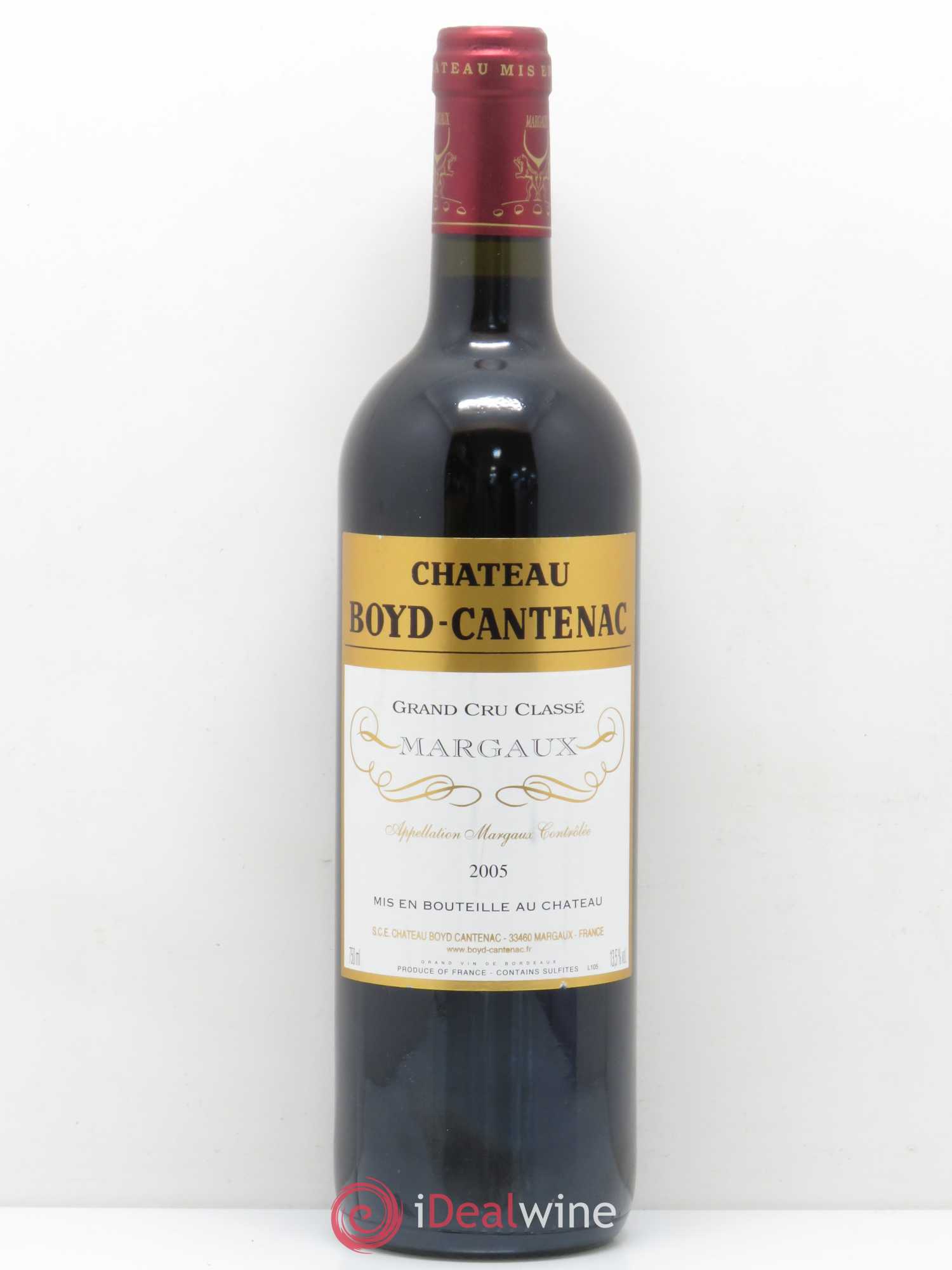 Château Boyd Cantenac 3ème Grand Cru Classé 2005 - Lotto di 1 bottiglia - 0