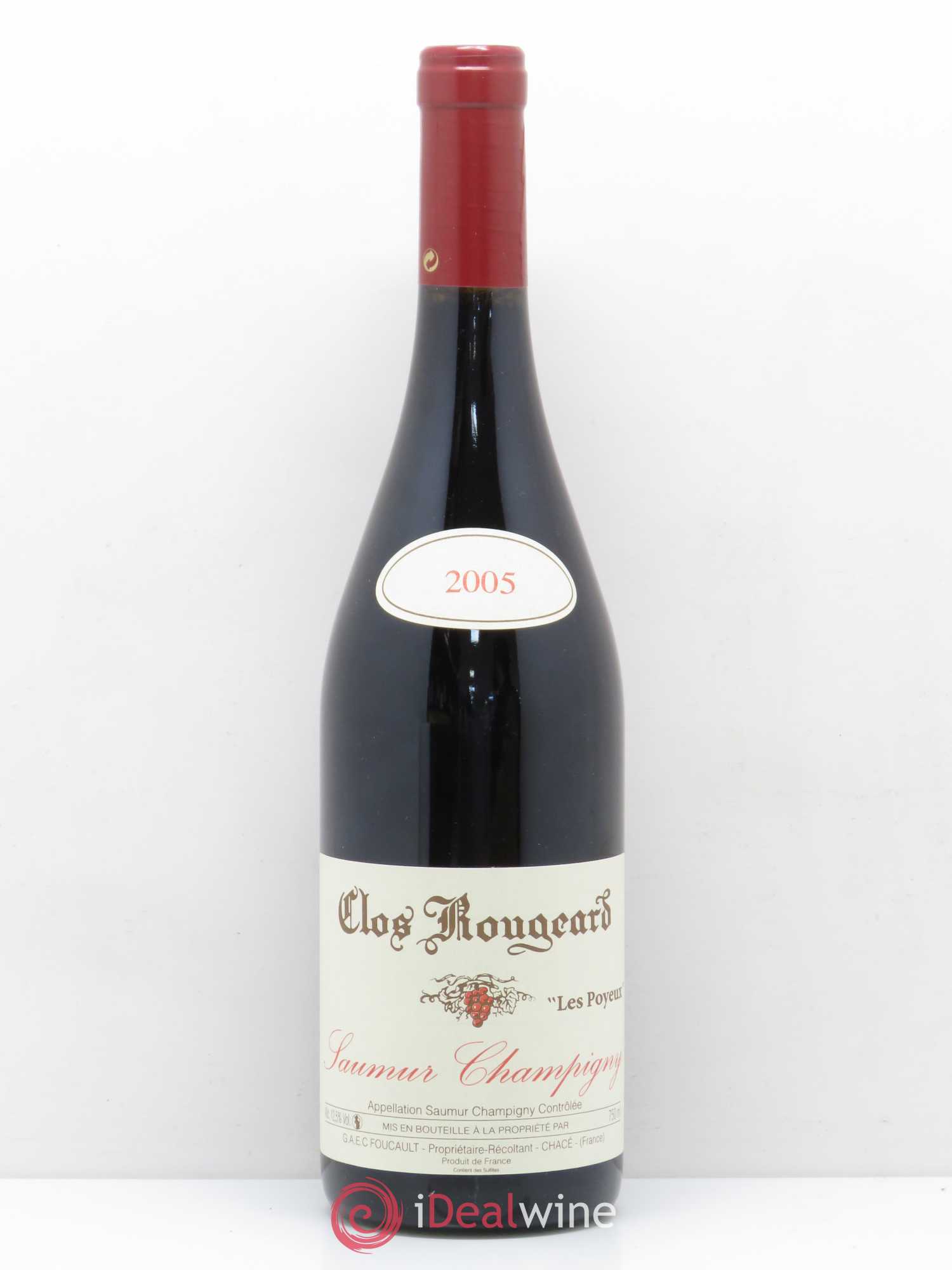 Saumur-Champigny Les Poyeux Clos Rougeard 2005 - Lot de 1 bouteille - 0