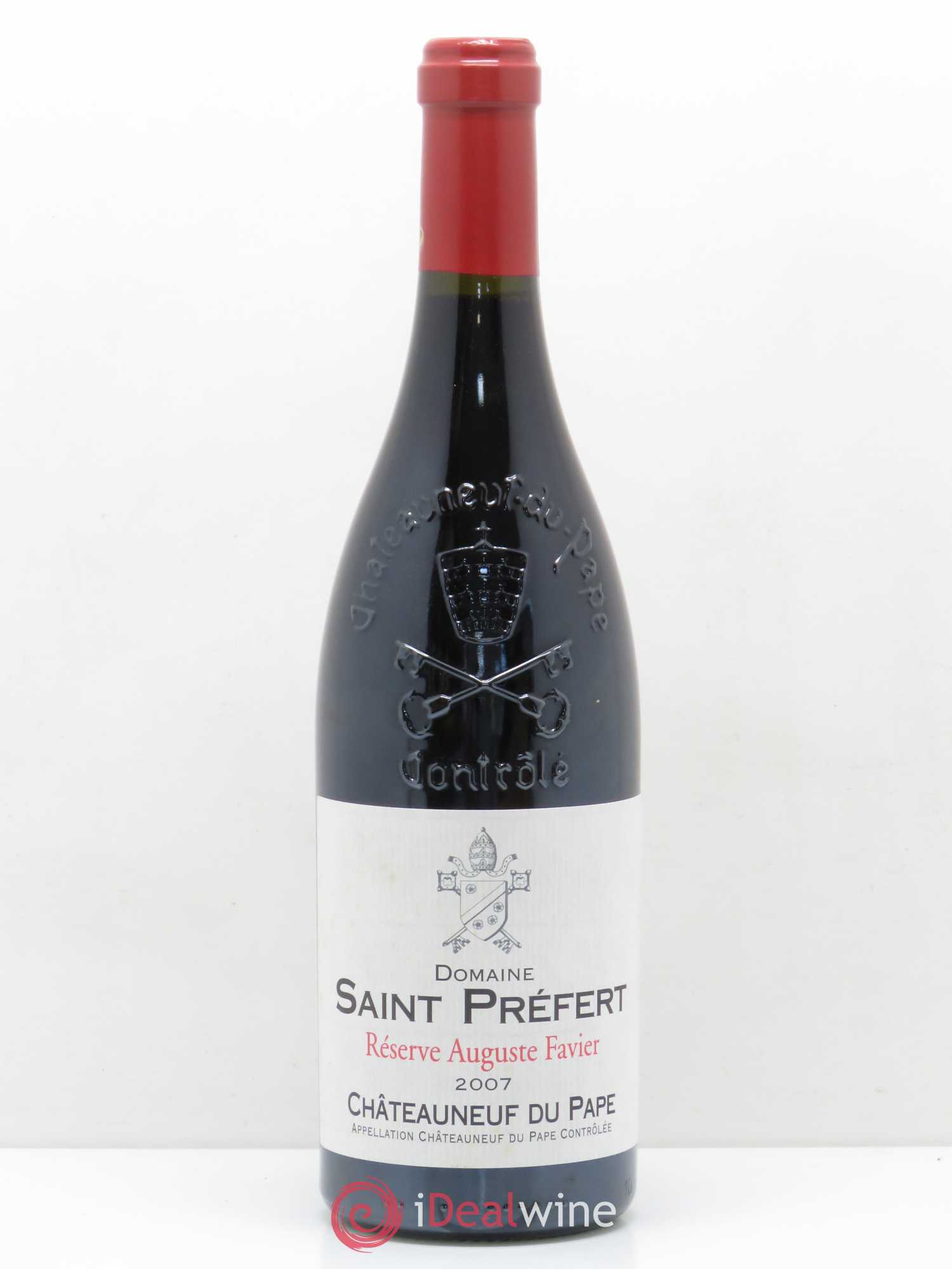 Châteauneuf-du-Pape Réserve Auguste Favier Domaine Saint-Préfert 2007 - Lot de 1 bouteille - 0