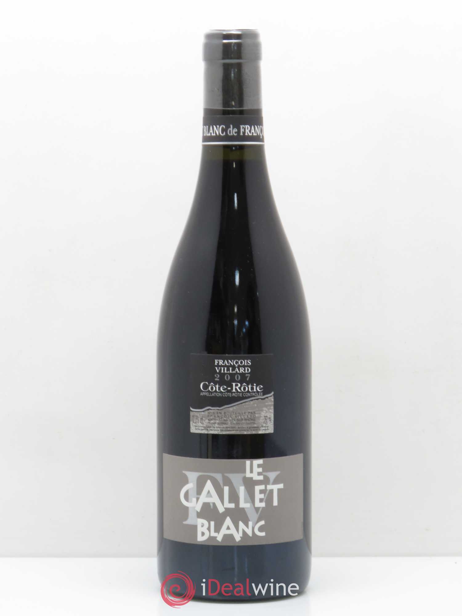Côte-Rôtie Le Gallet Blanc François Villard 2007 - Lot de 1 bouteille - 0