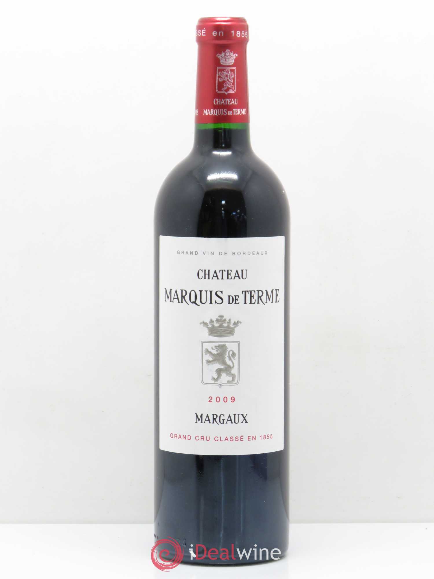 Château Marquis de Terme 4ème Grand Cru Classé 2009 - Lot de 1 bouteille - 0