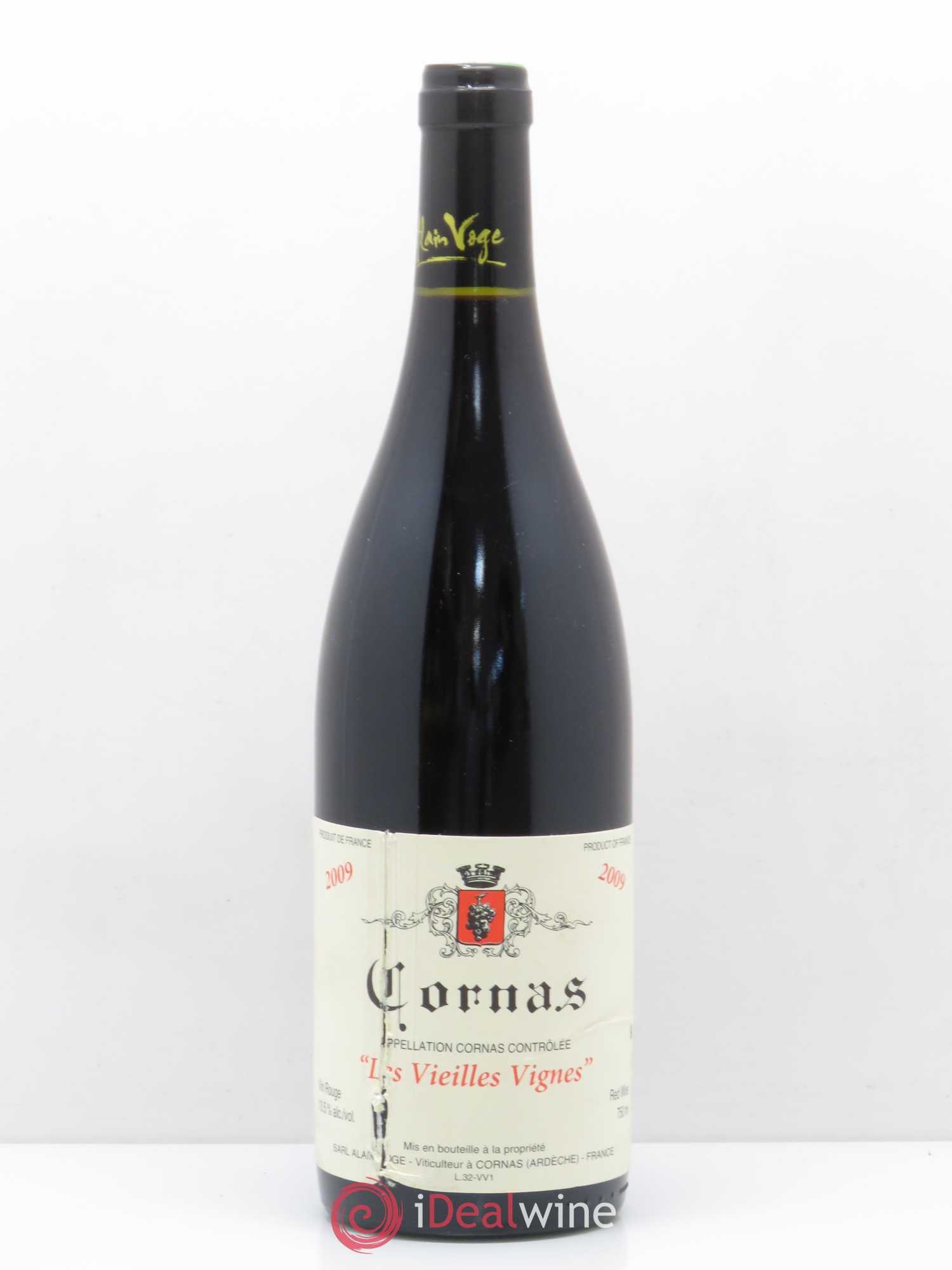 Cornas Les Vieilles Vignes Alain Voge (Domaine) 2009 - Lotto di 1 bottiglia - 0