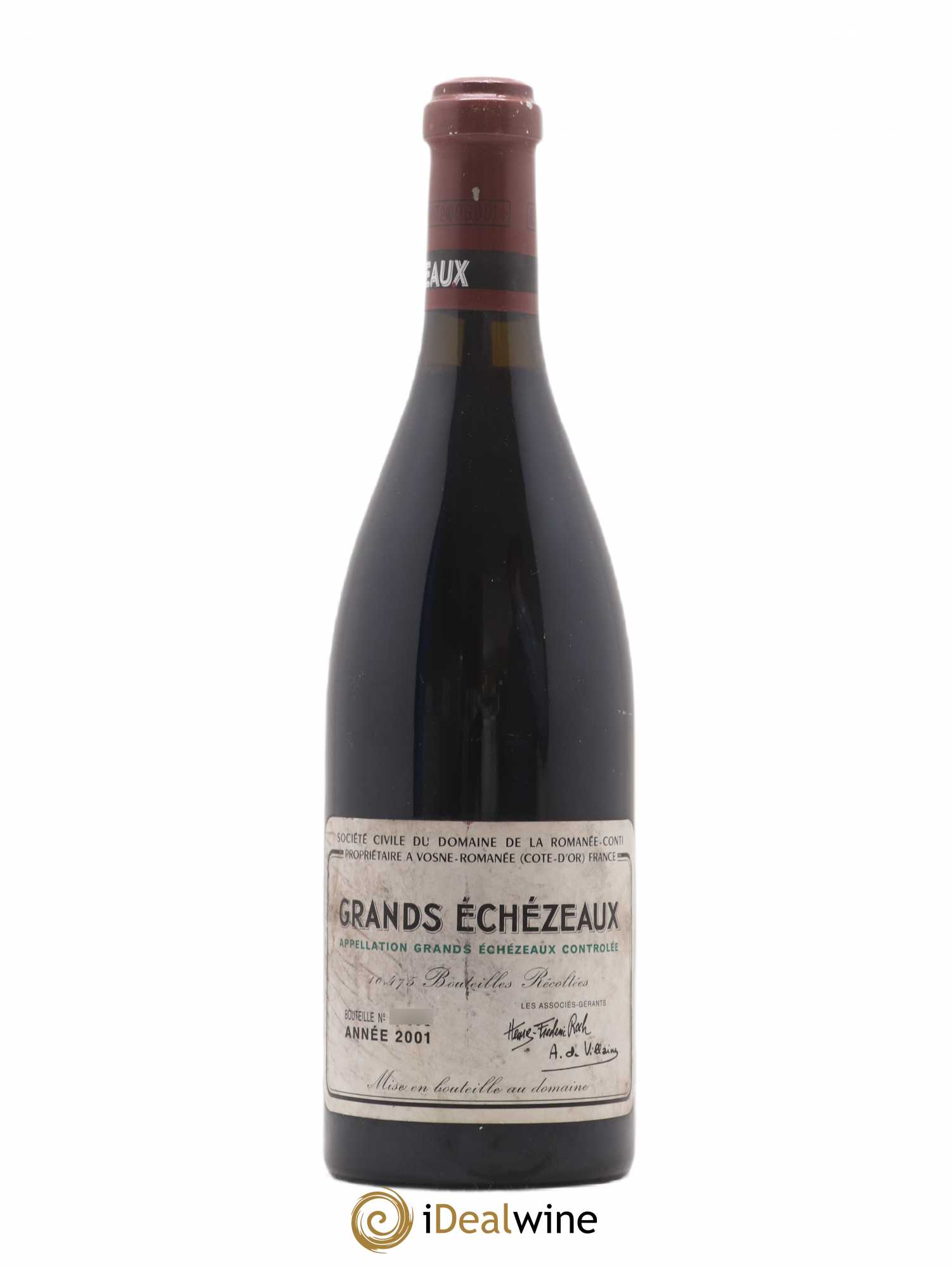 Grands-Echezeaux Grand Cru Domaine de la Romanée-Conti 2001 - Lot de 1 bouteille - 0