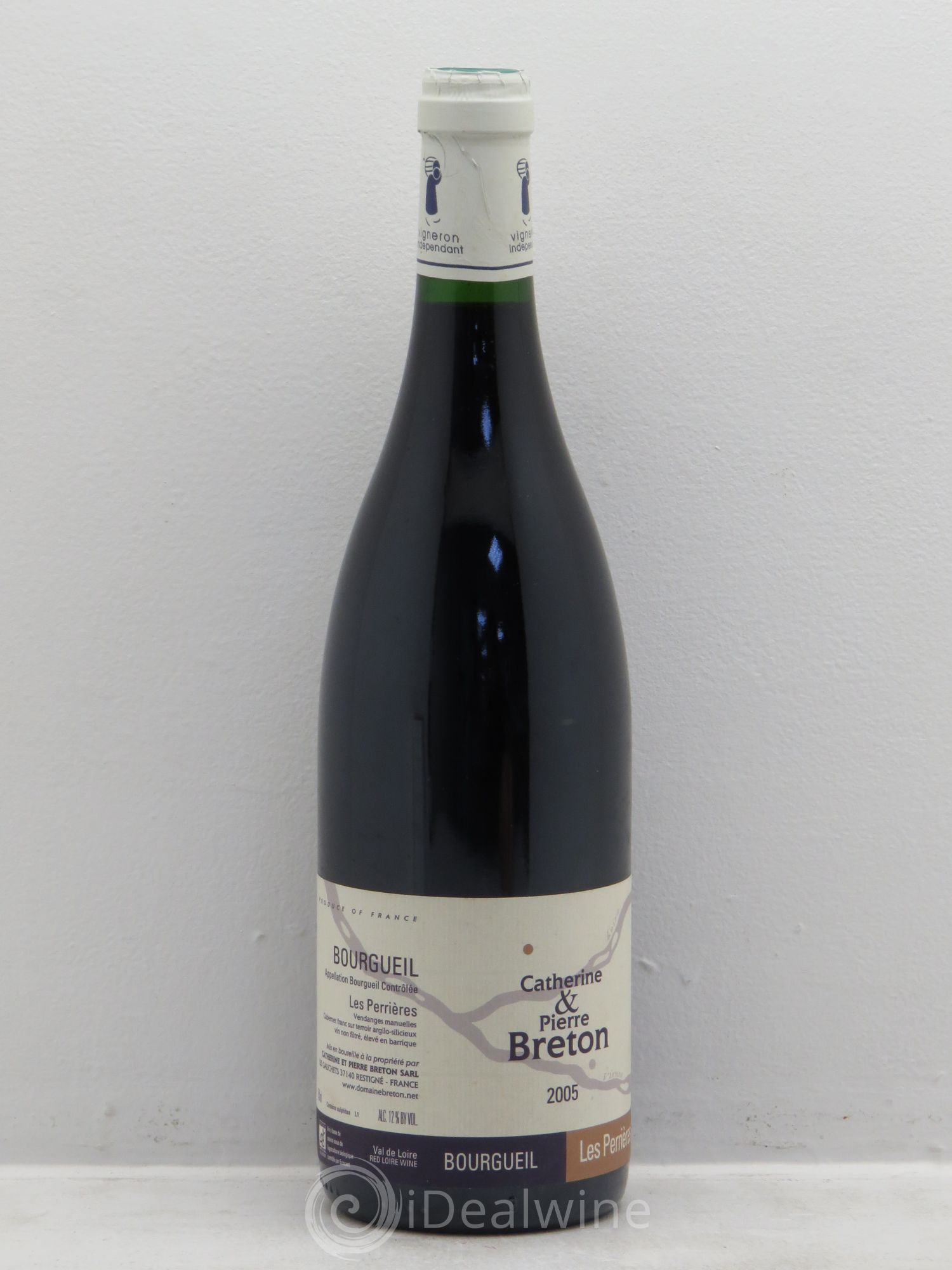 Bourgueil Les Perrières Catherine et Pierre Breton 2005 - Lot de 1 bouteille - 0