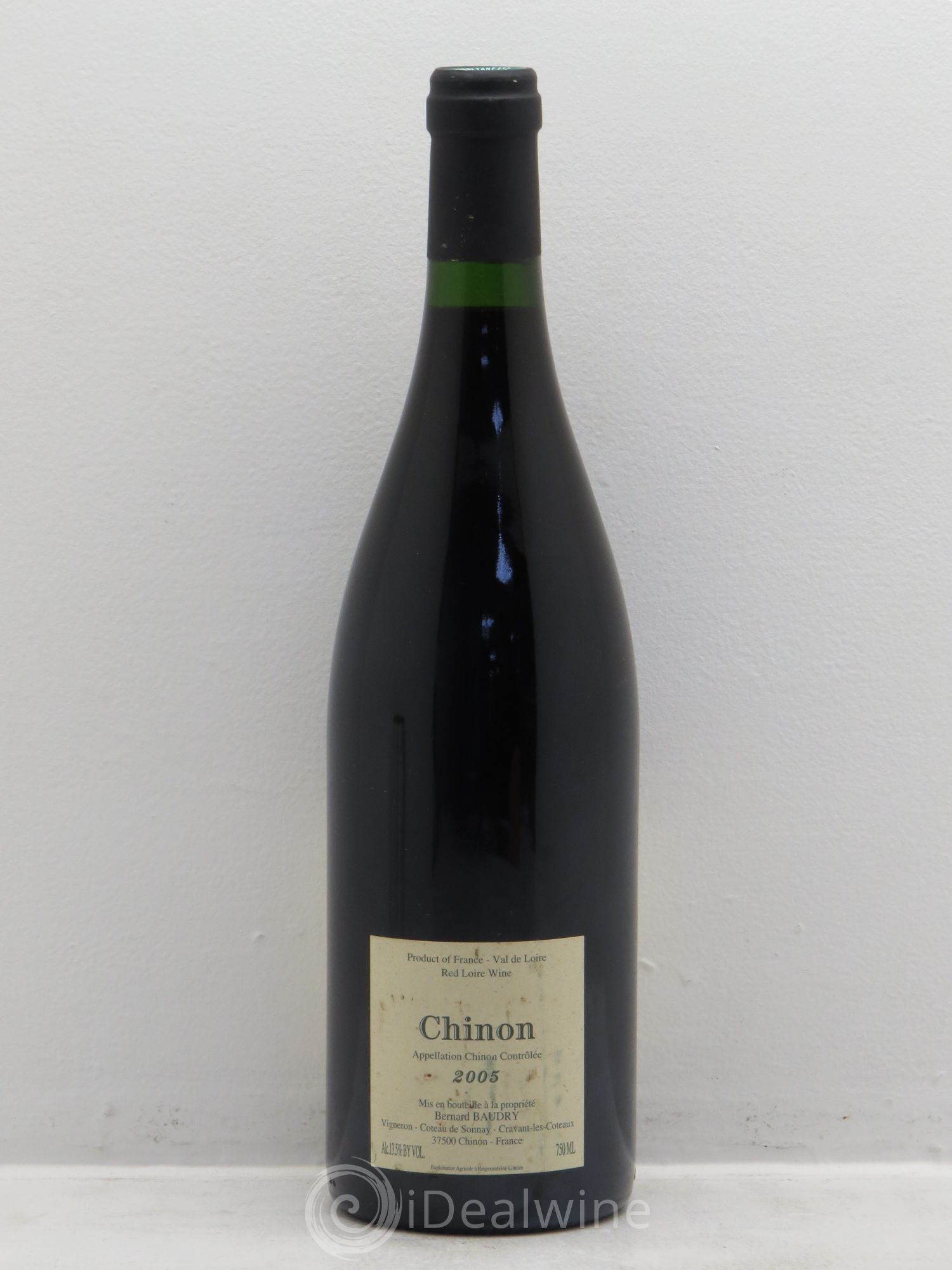 Chinon Franc de Pied Bernard Baudry 2005 - Lot de 1 bouteille - 1