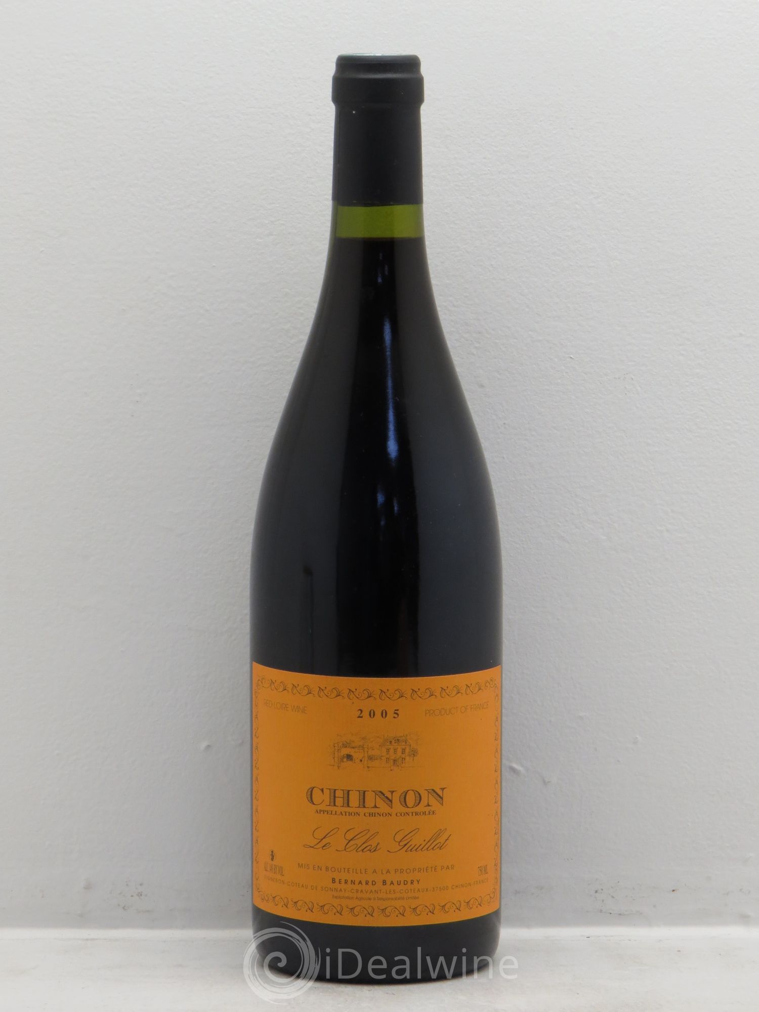 Chinon Le Clos Guillot Bernard Baudry 2005 - Lot de 1 bouteille - 0