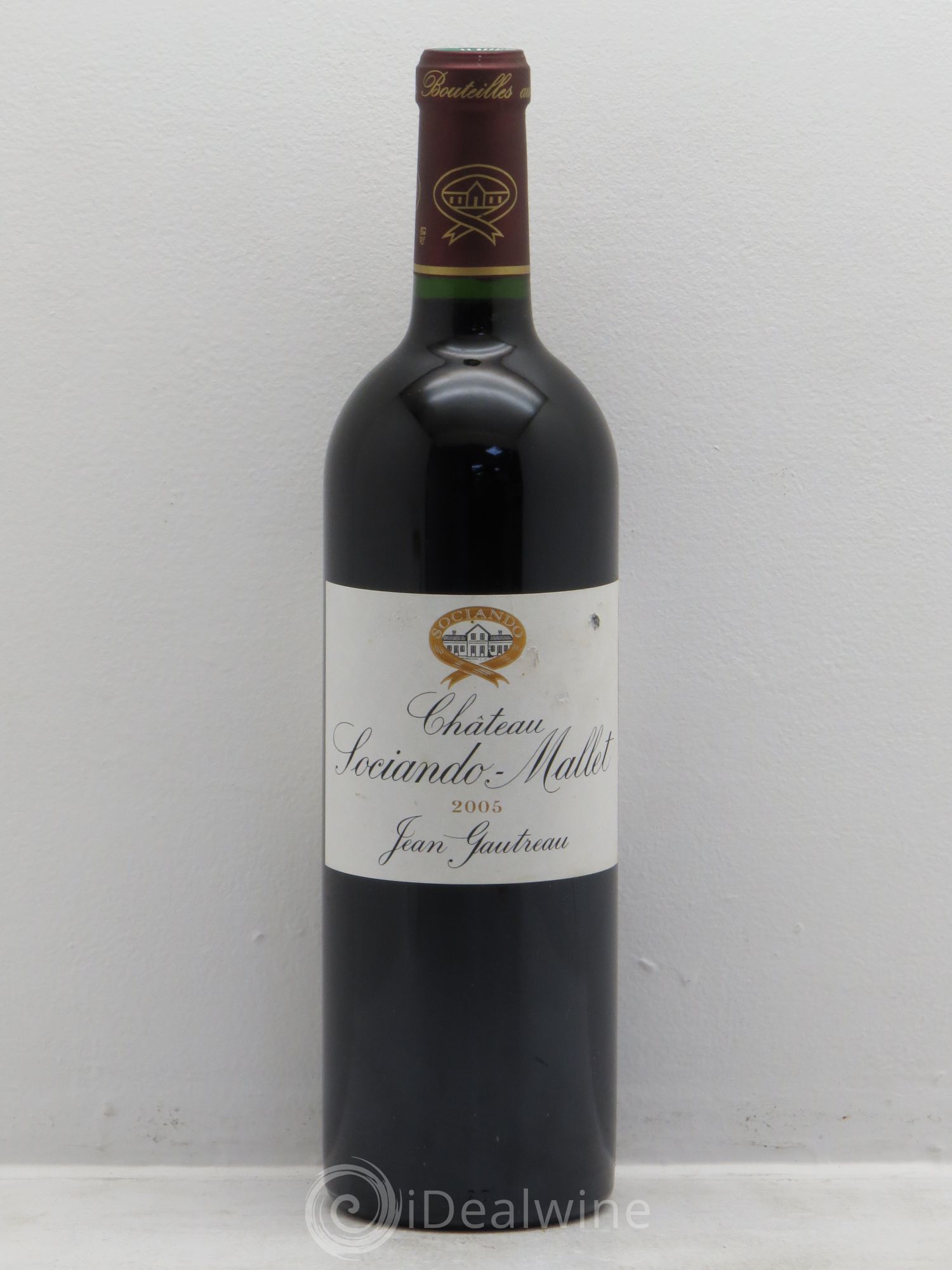 Château Sociando Mallet 2005 - Lot de 1 bouteille - 0