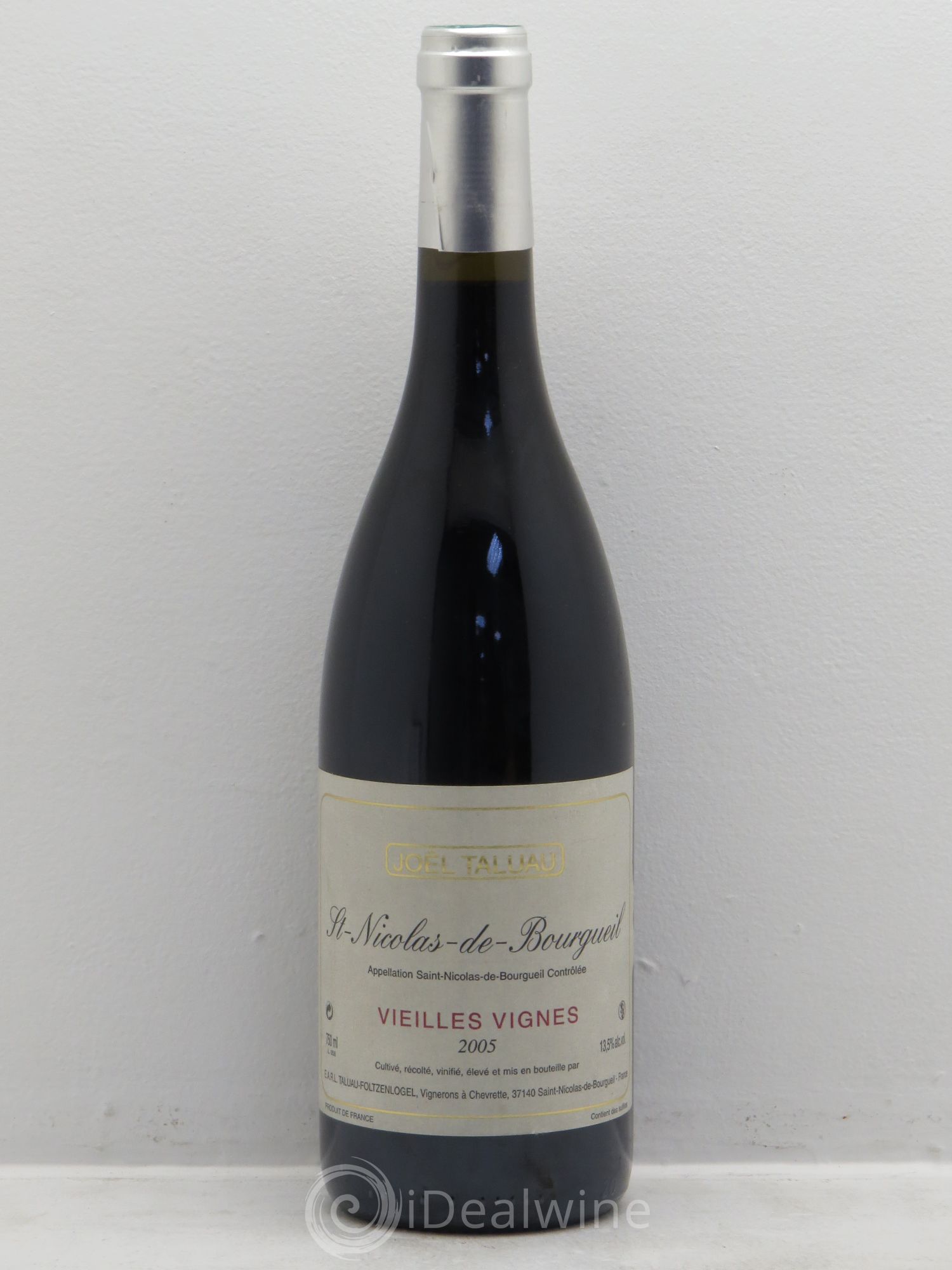 Saint-Nicolas de Bourgueil Vieilles vignes .Domaine Joel Taluau 2005 - Posten von 1 Flasche - 0