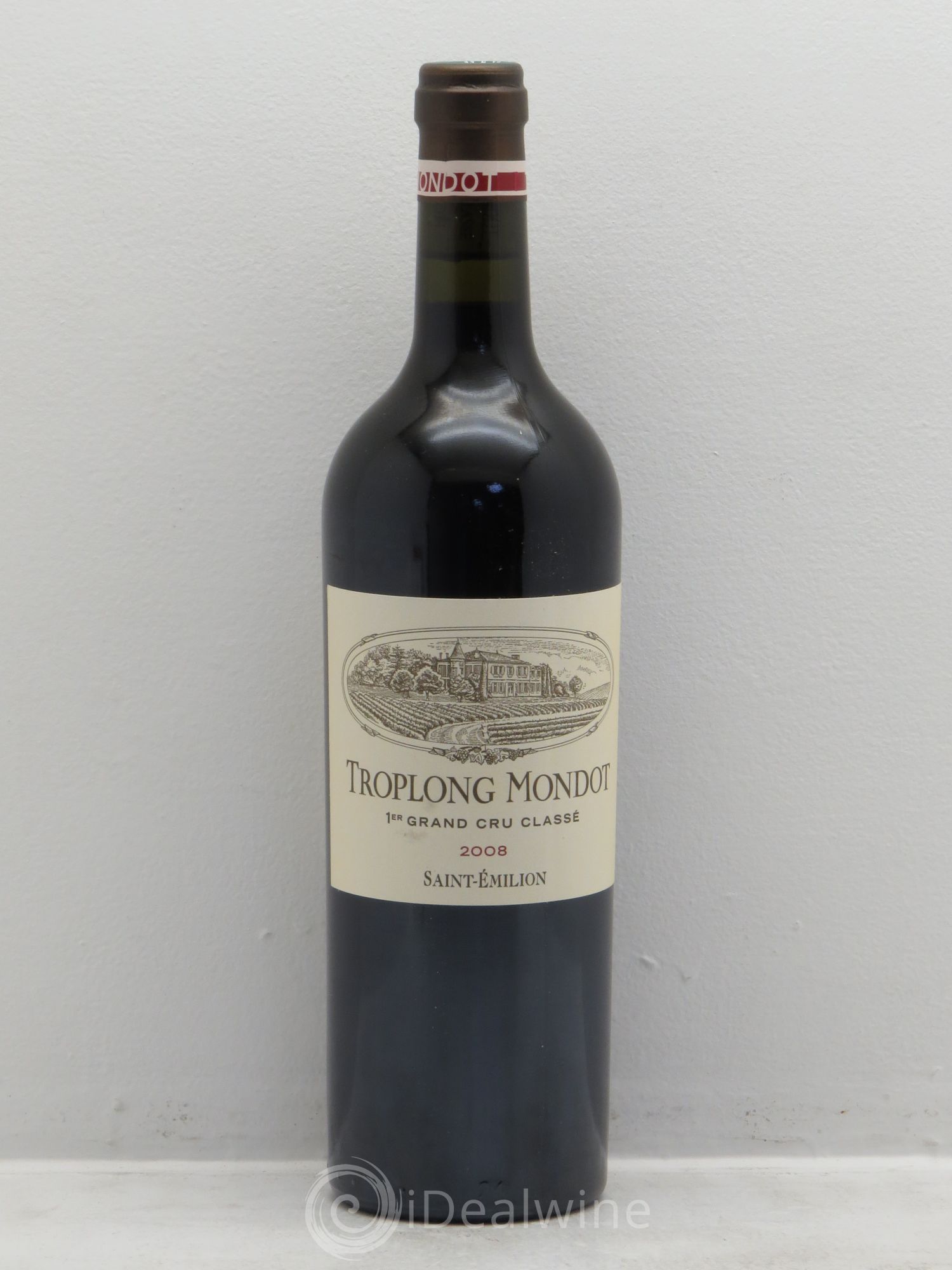 Château Troplong Mondot 1er Grand Cru Classé B 2008 - Lot de 1 bouteille - 0