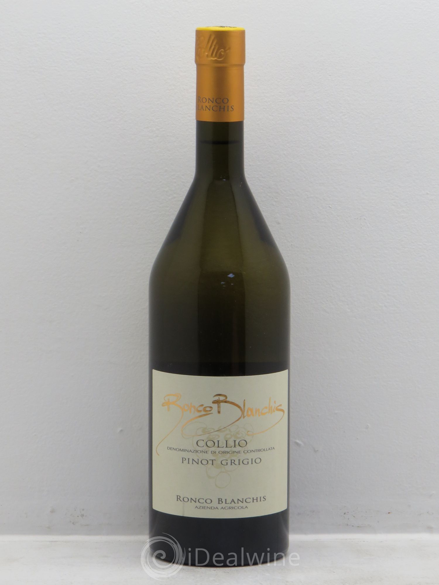 Italie Collio .Azienda Agricola Ronco Blanchis .Pinot Grigio 2013 - Posten von 1 Flasche - 0