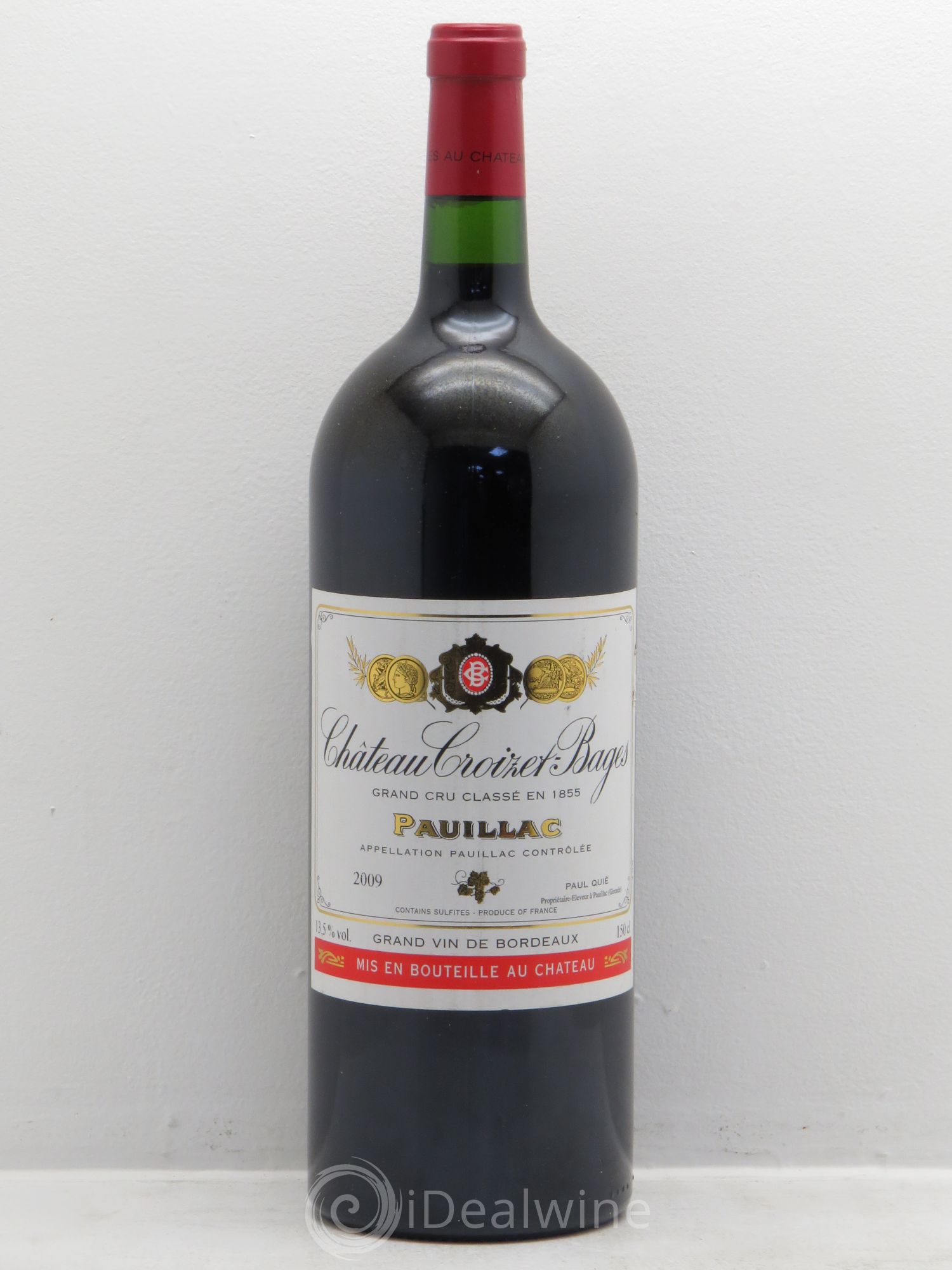 Château Croizet Bages 5ème Grand Cru Classé 2009 - Lot de 1 magnum - 0
