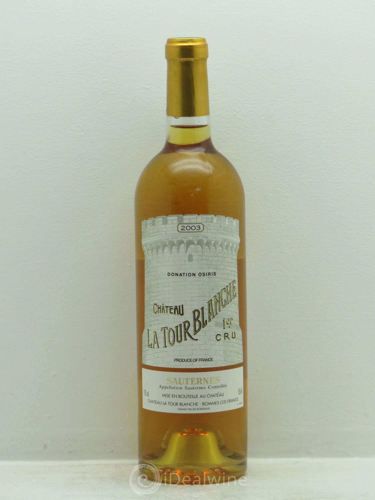Château la Tour Blanche 1er Grand Cru Classé (senza prezzo di riserva) 2003 - Lotto di 1 bottiglia - 0