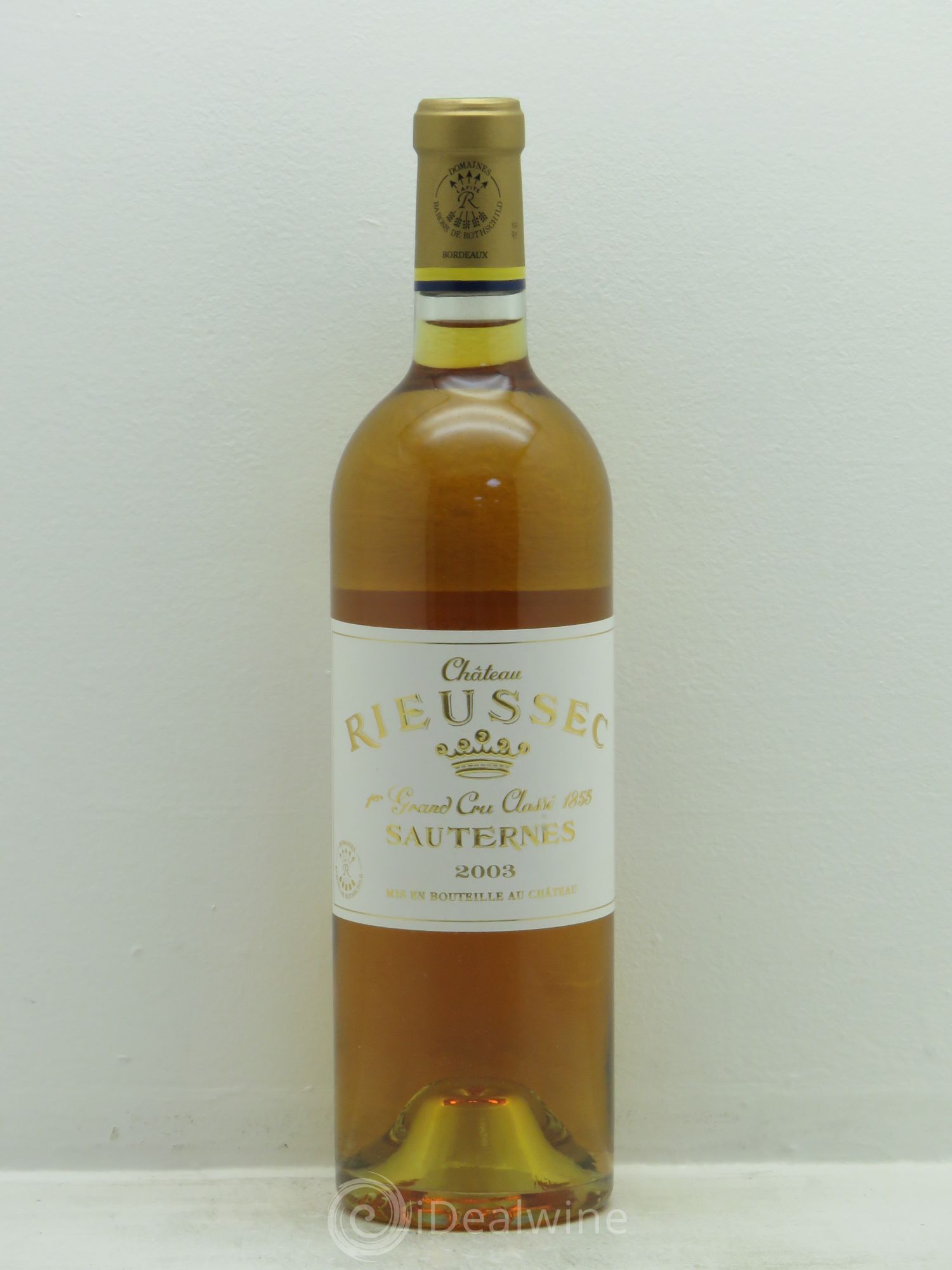 Château Rieussec 1er Grand Cru Classé (senza prezzo di riserva) 2003 - Lotto di 1 bottiglia - 0