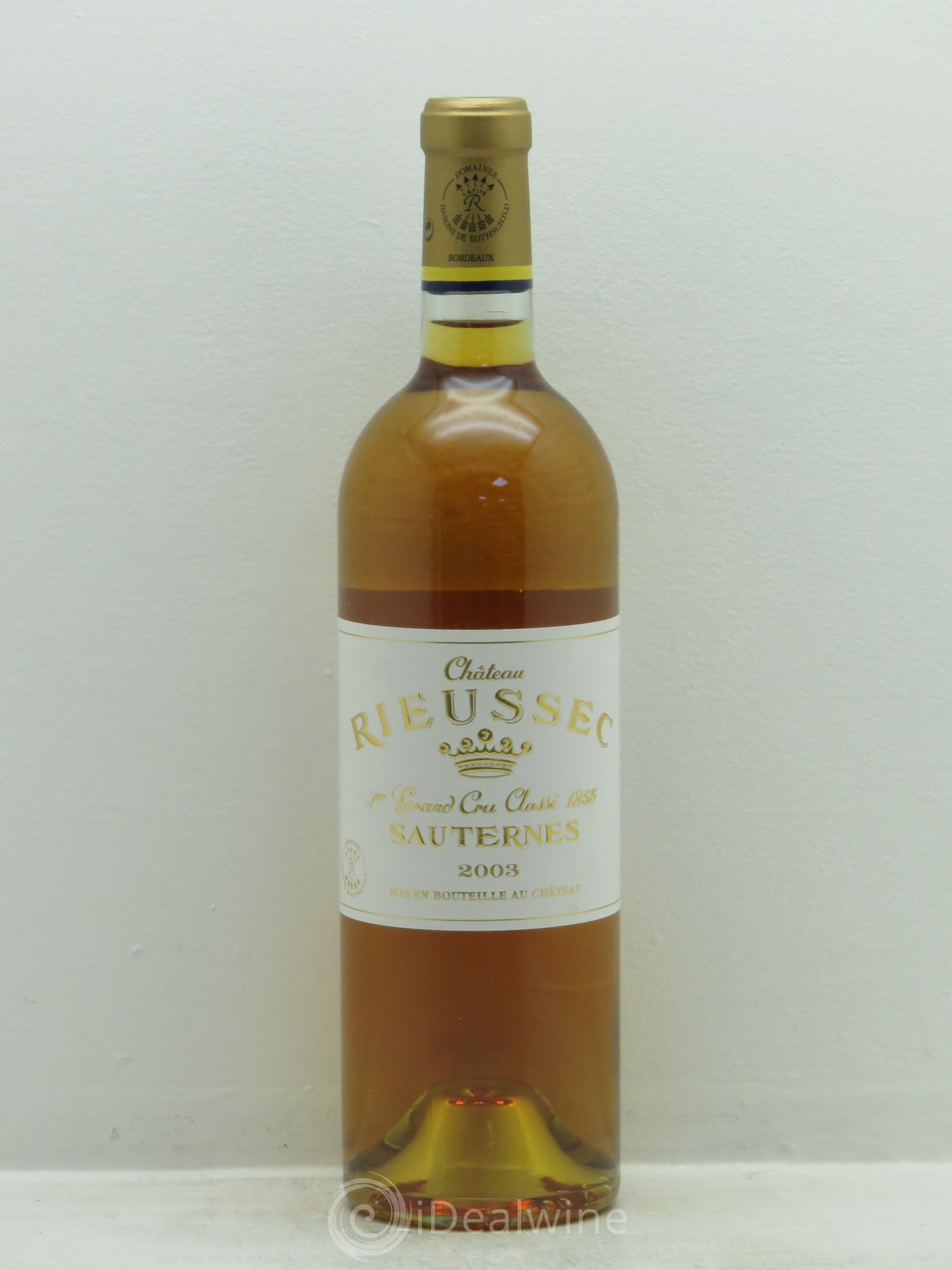 Château Rieussec 1er Grand Cru Classé (sans prix de réserve) 2003 - Lot de 1 bouteille - 0