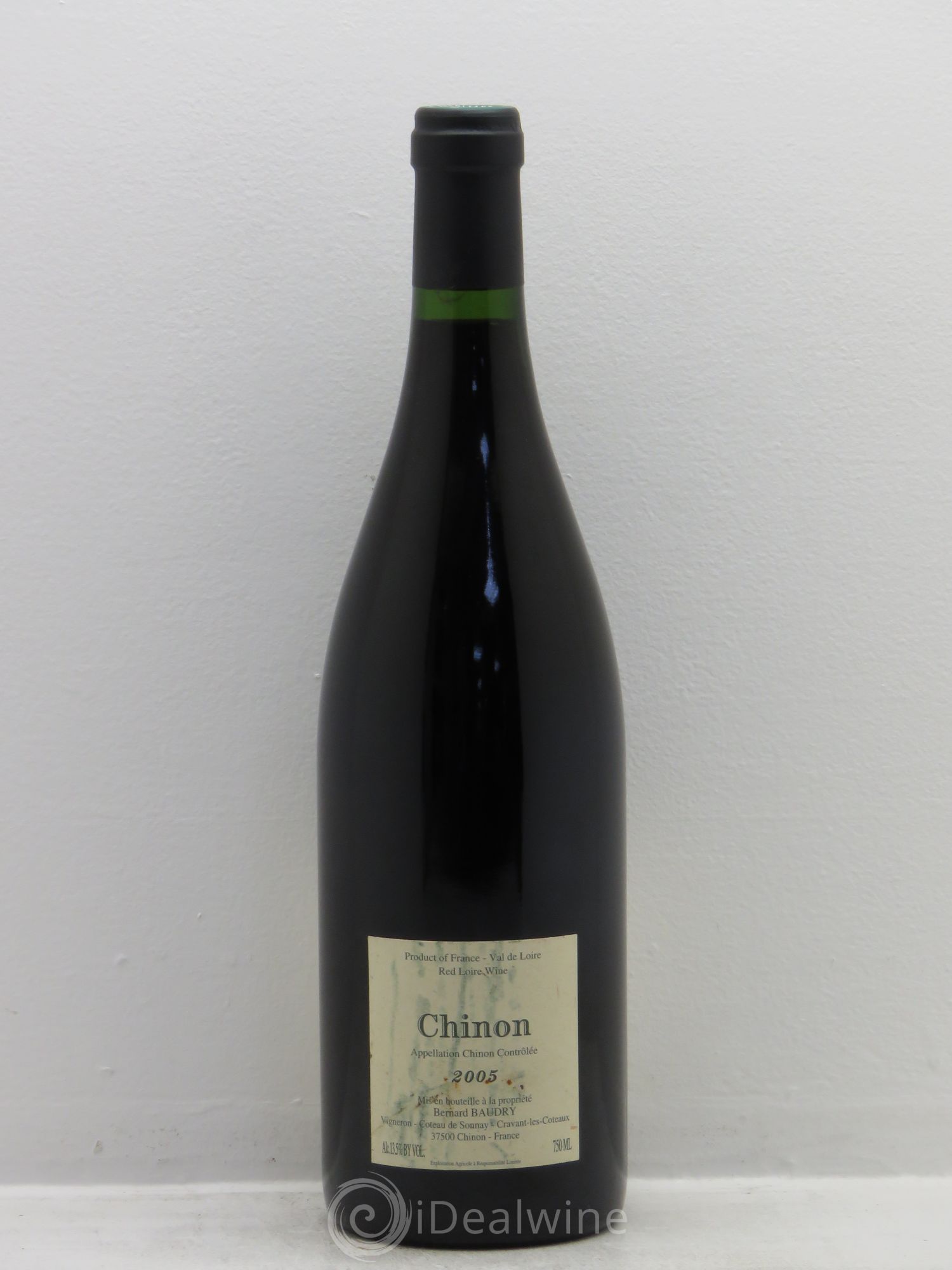 Chinon Franc de Pied Bernard Baudry 2005 - Lot de 1 bouteille - 1