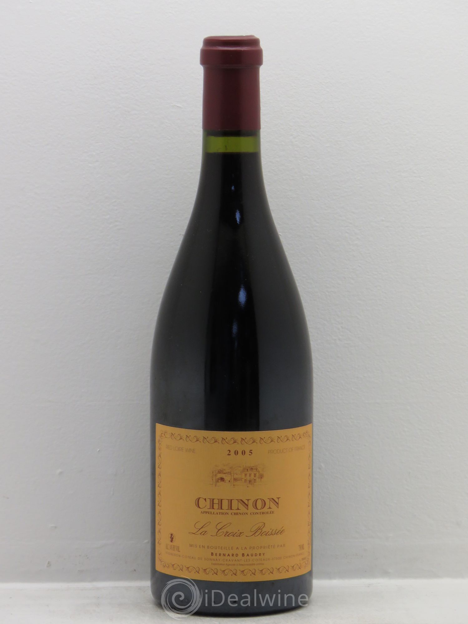 Chinon La Croix Boissée Bernard Baudry 2005 - Lot de 1 bouteille - 0