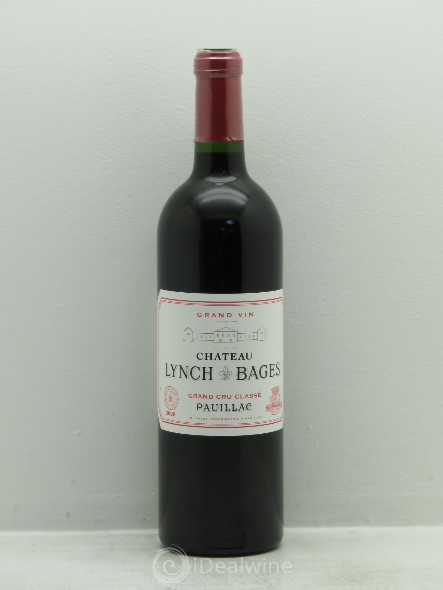 Château Lynch Bages 5ème Grand Cru Classé 2008 - Lot de 1 bouteille - 0