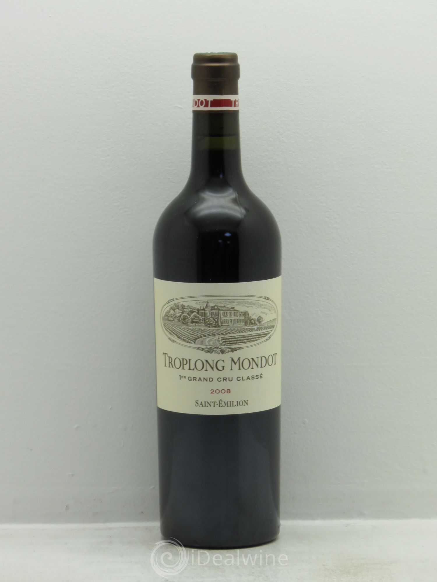 Château Troplong Mondot 1er Grand Cru Classé B 2008 - Lot de 1 bouteille - 0