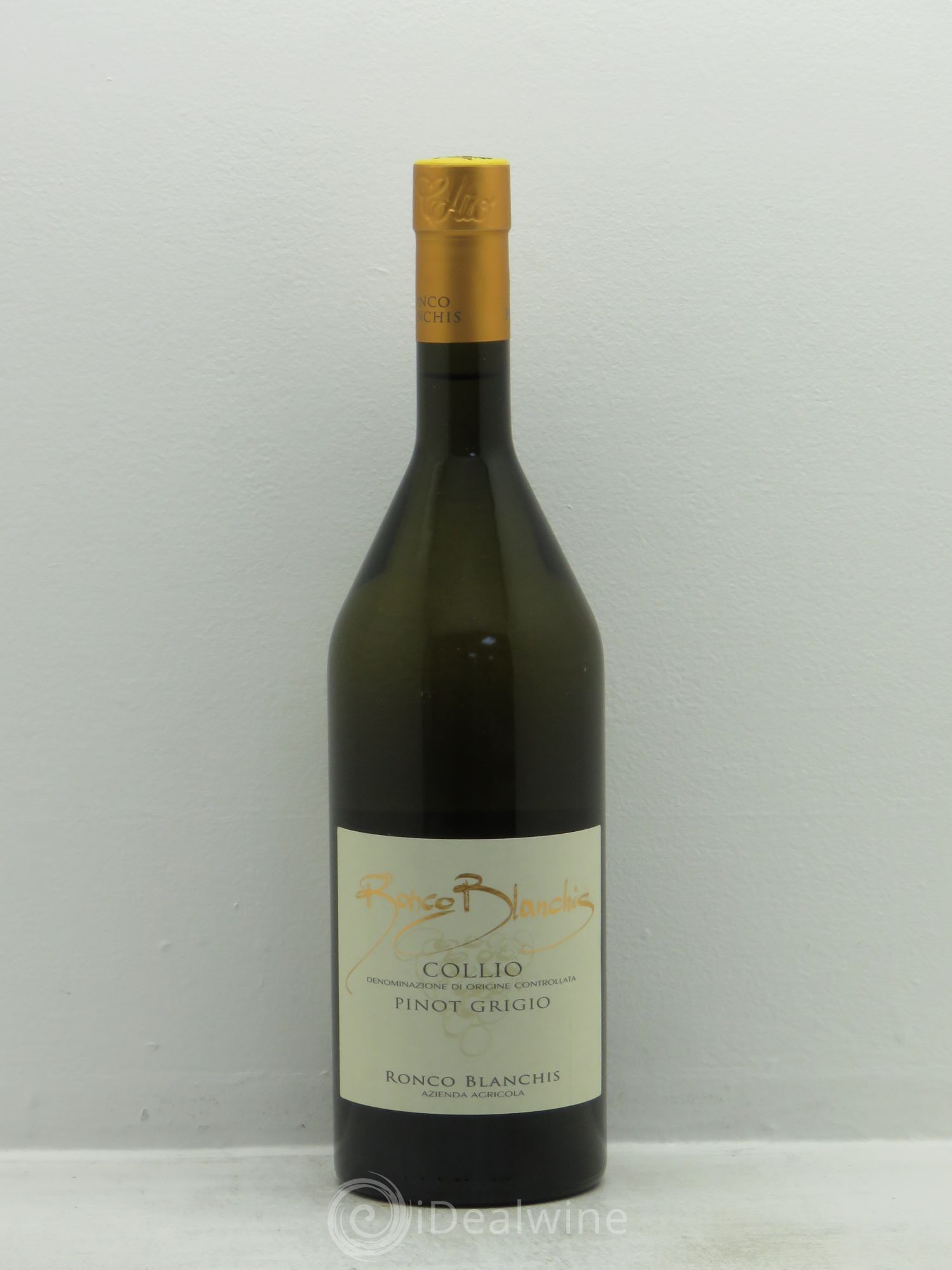 Italie Collio Azienda Agricola Ronco Blanchis Pinot Grigio 2013 - Posten von 1 Flasche - 0