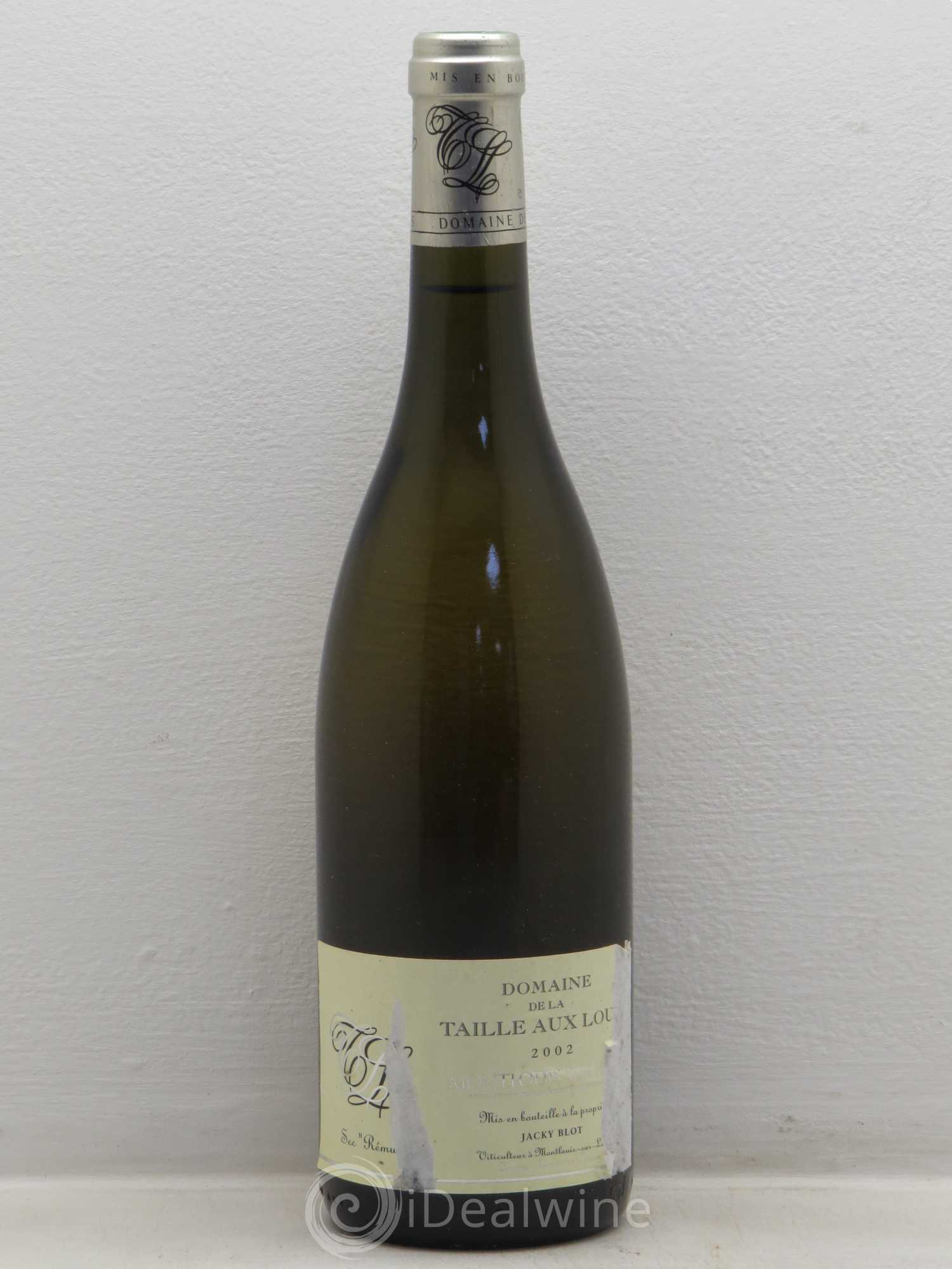 Montlouis-sur-Loire Rémus La Taille aux Loups - Jacky Blot 2002 - Lot de 1 bouteille - 0