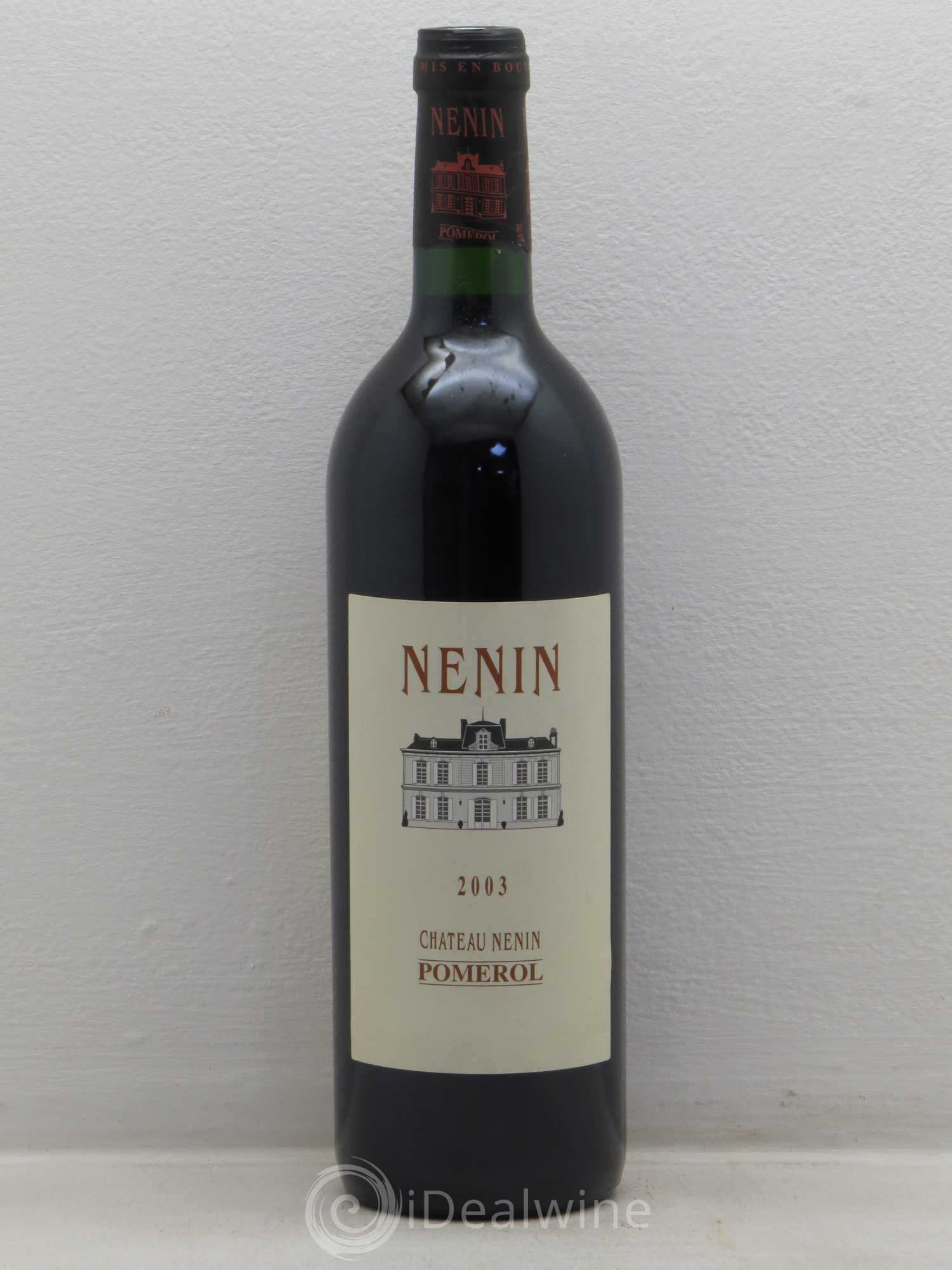 Château Nenin 2003 - Lot de 1 bouteille - 0